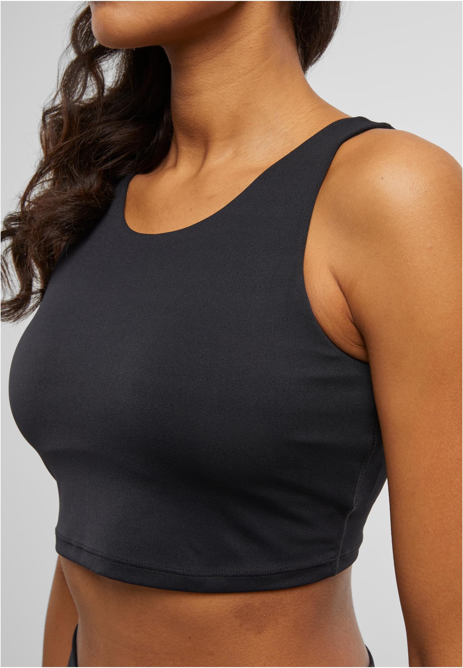 Ladies Sports Bra low back | black