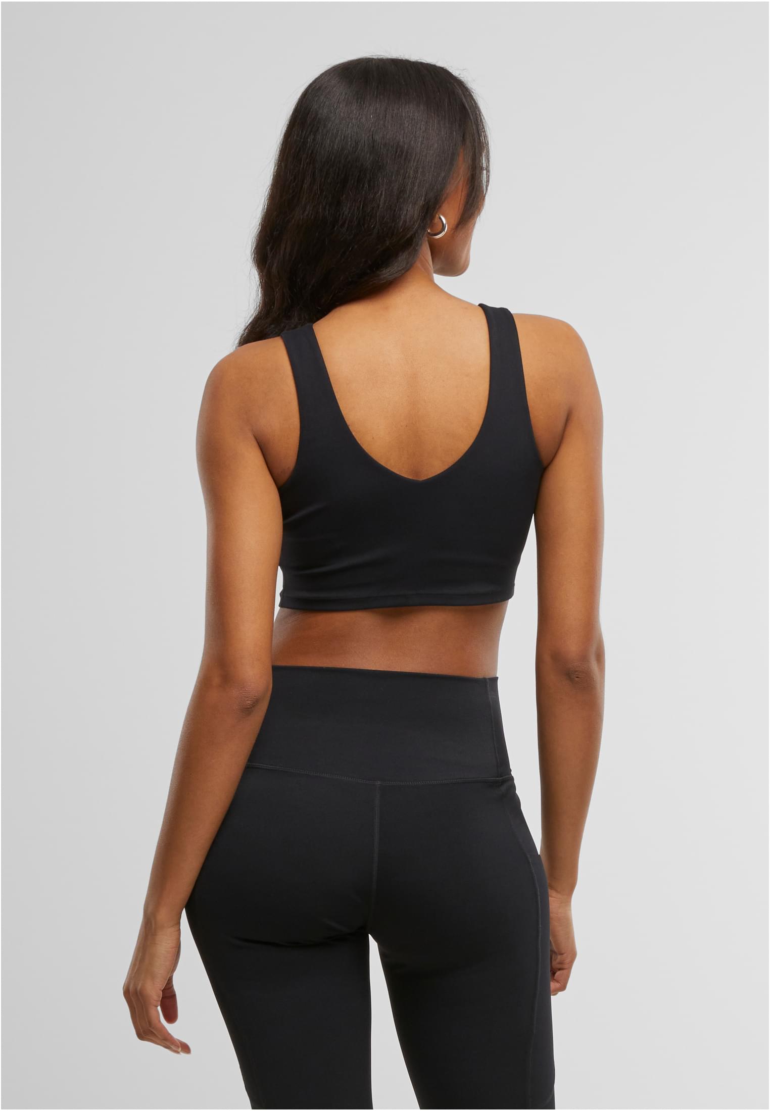 Ladies Sports Bra low back | black