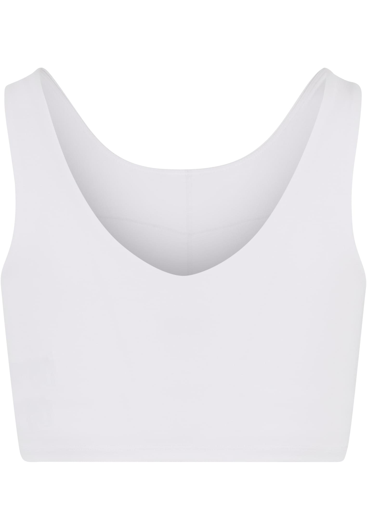 Ladies Sports Bra low back | white