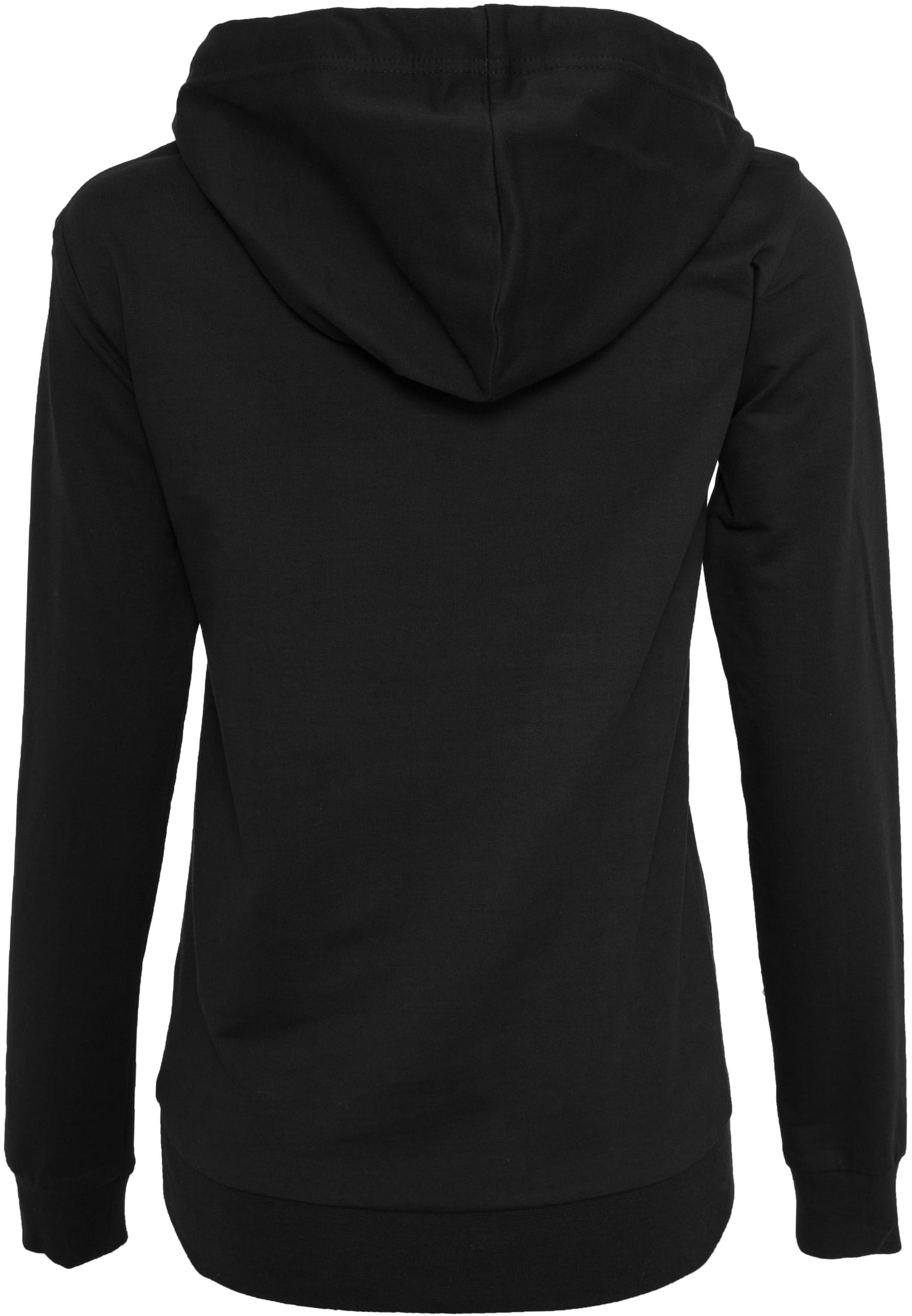 Ladies Leather Imitation Shoulder Hoody | black