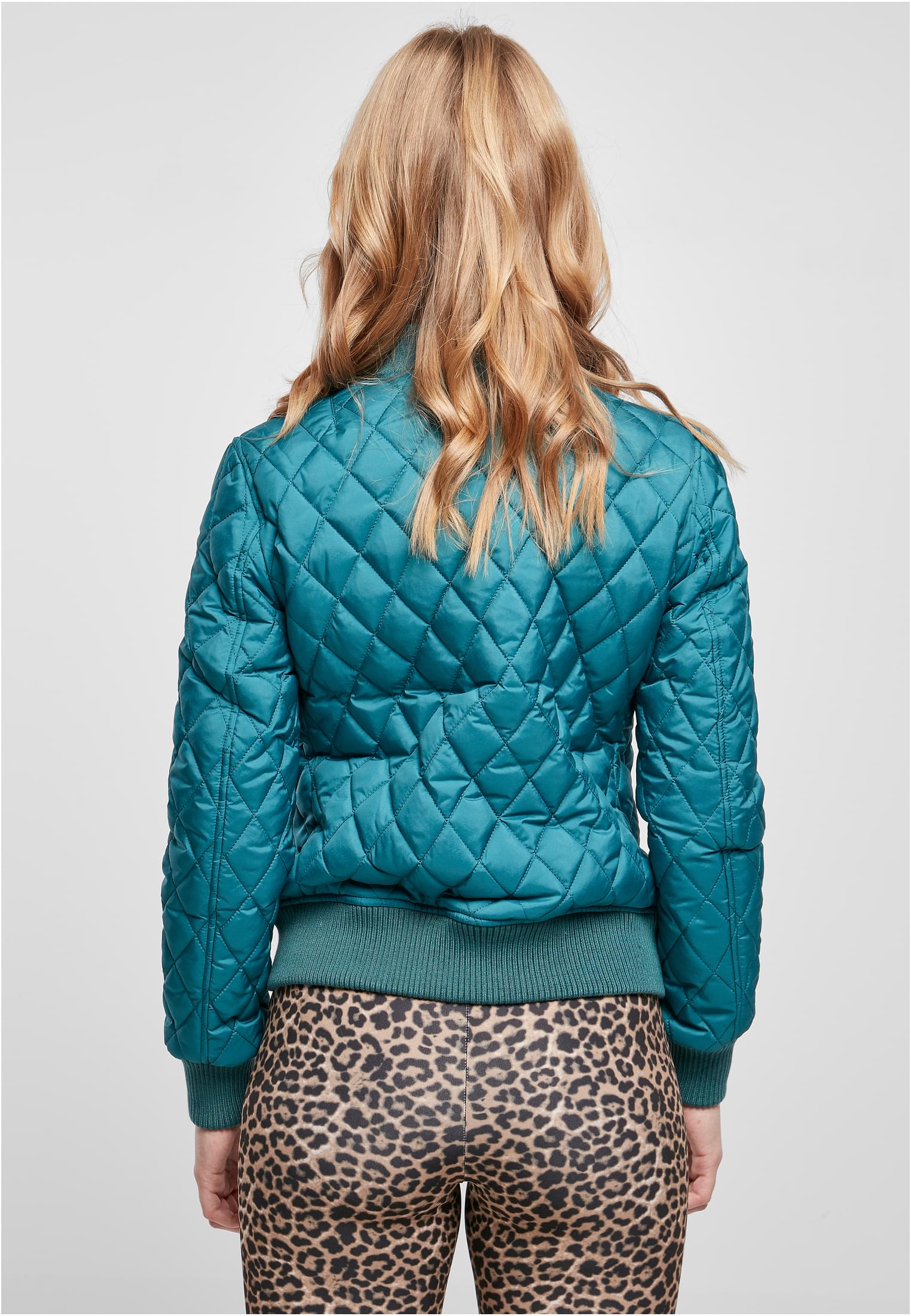 Ladies Diamond Quilt Nylon Jacket | jasper