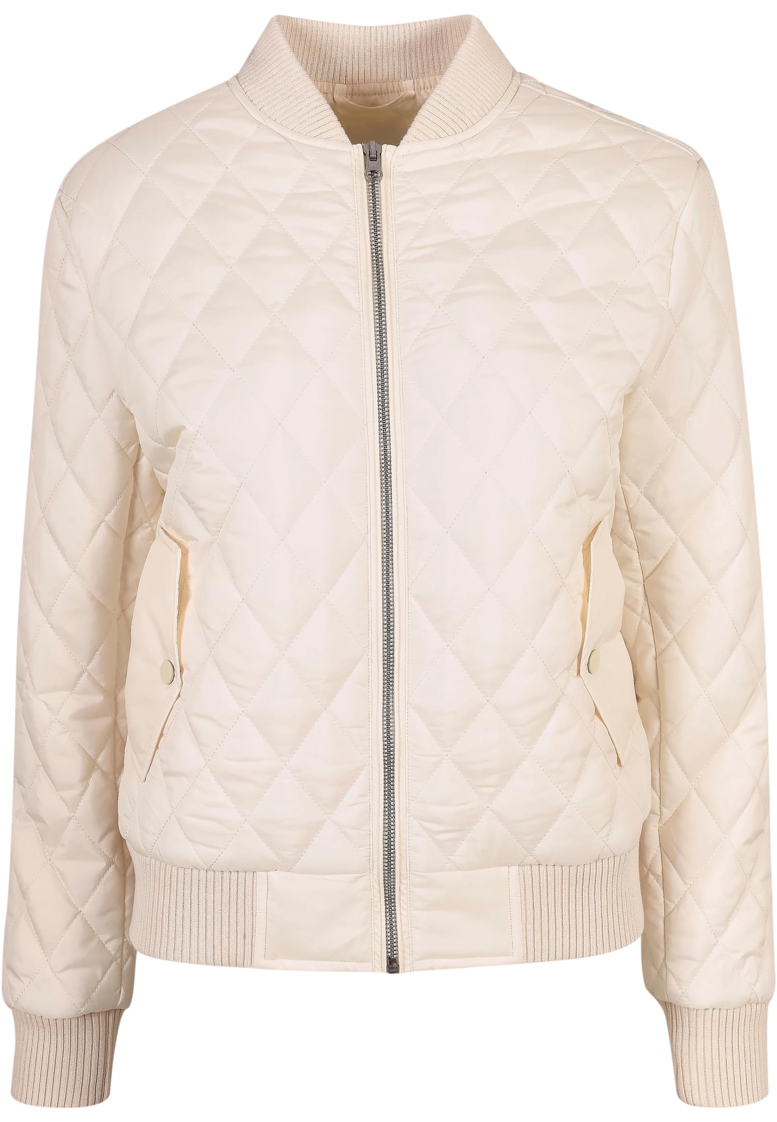 Ladies Diamond Quilt Nylon Jacket | whitesand