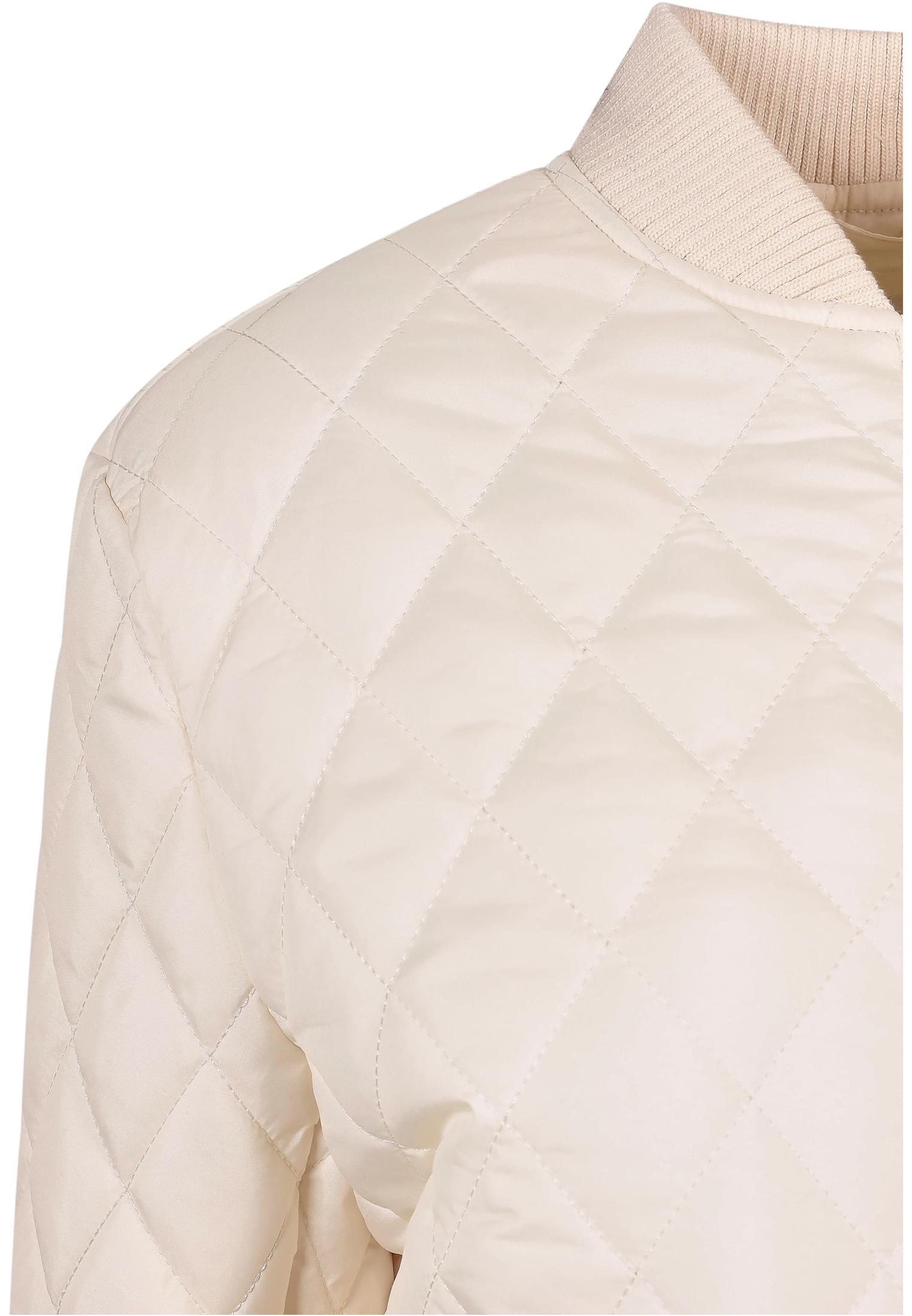 Ladies Diamond Quilt Nylon Jacket | whitesand