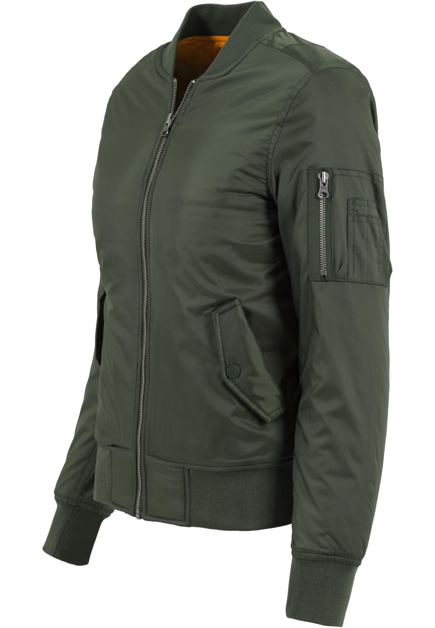 Ladies Basic Bomber Jacket | olive