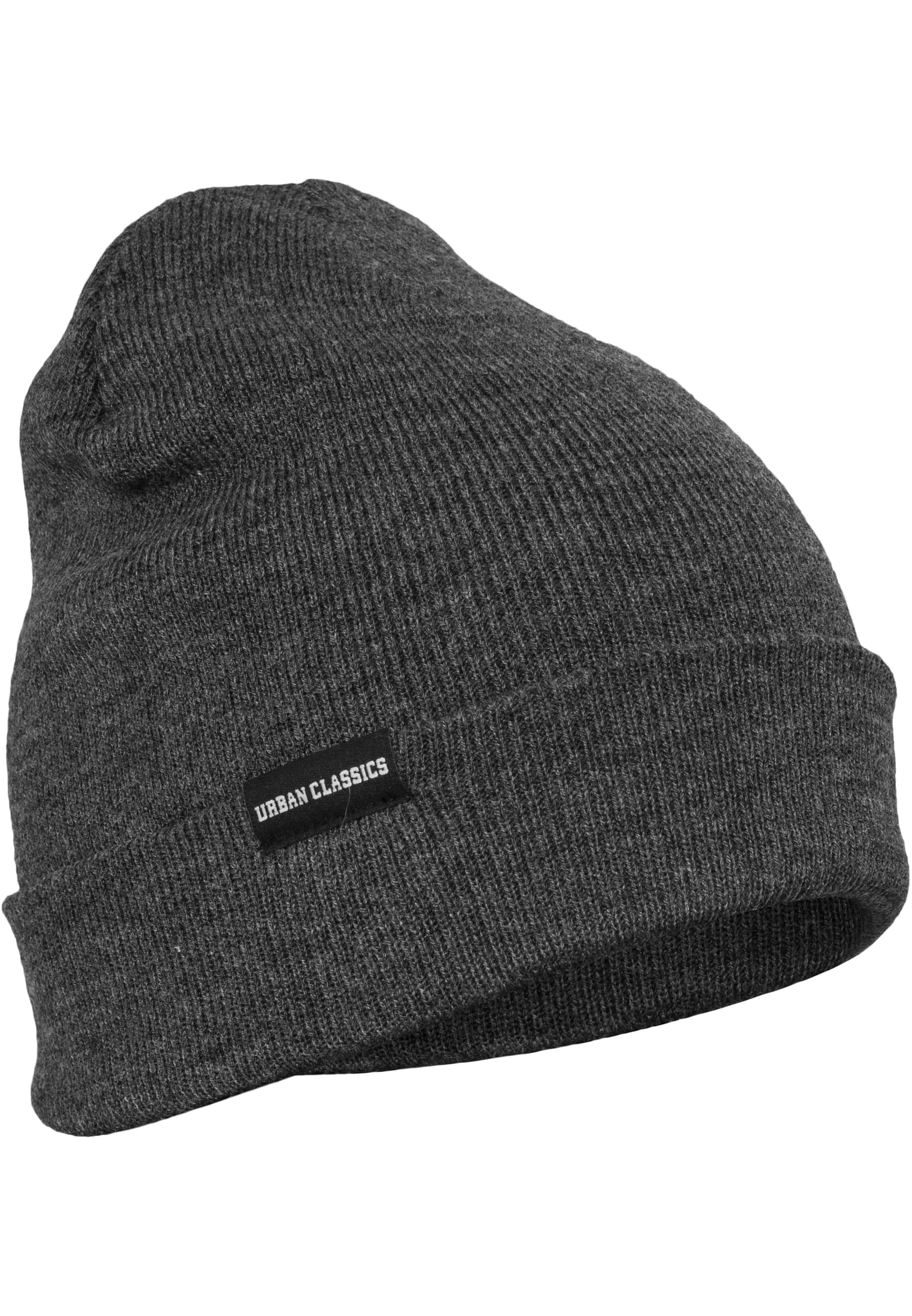 Basic Flap Beanie | charcoal