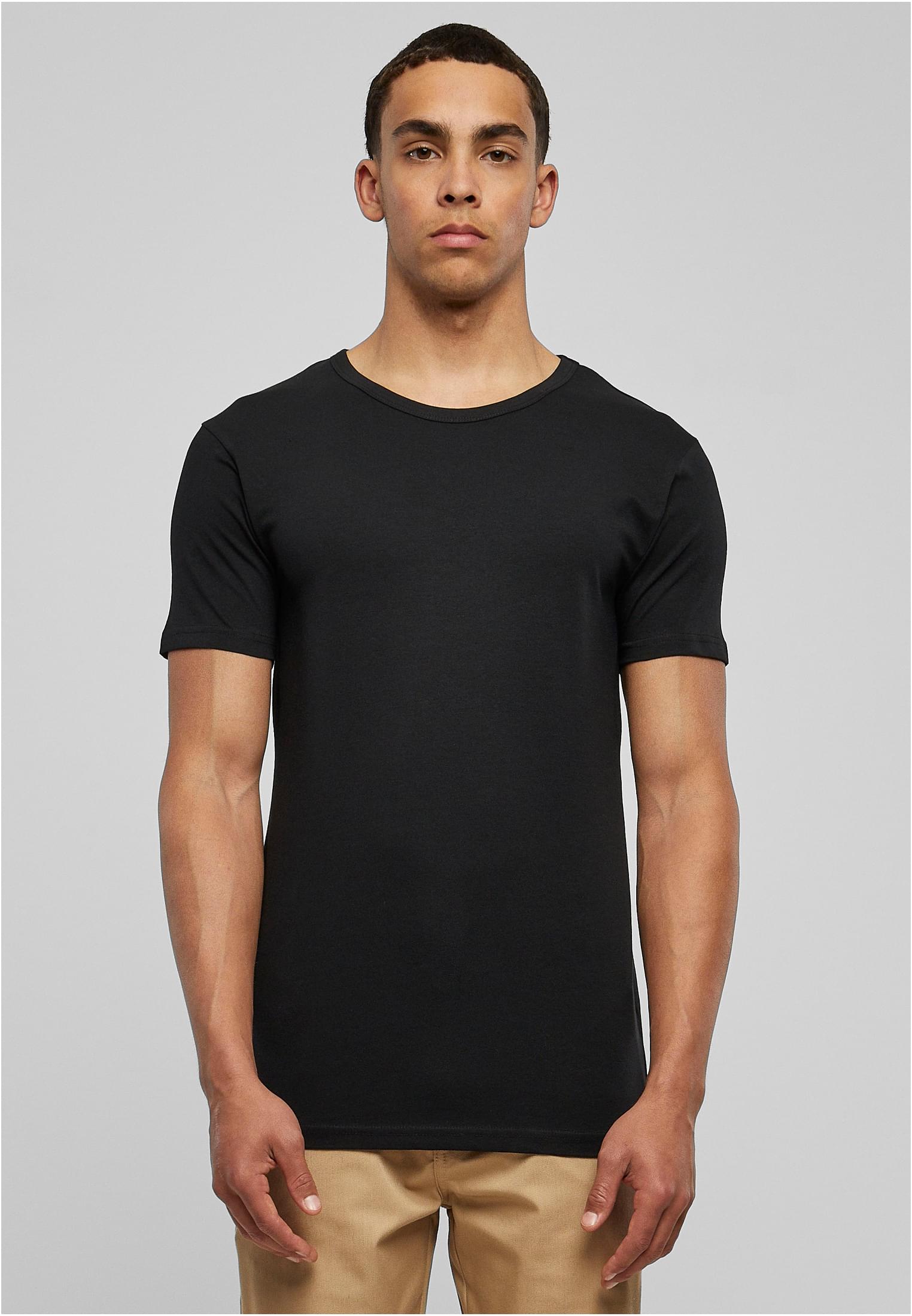 Fitted Stretch Tee | black