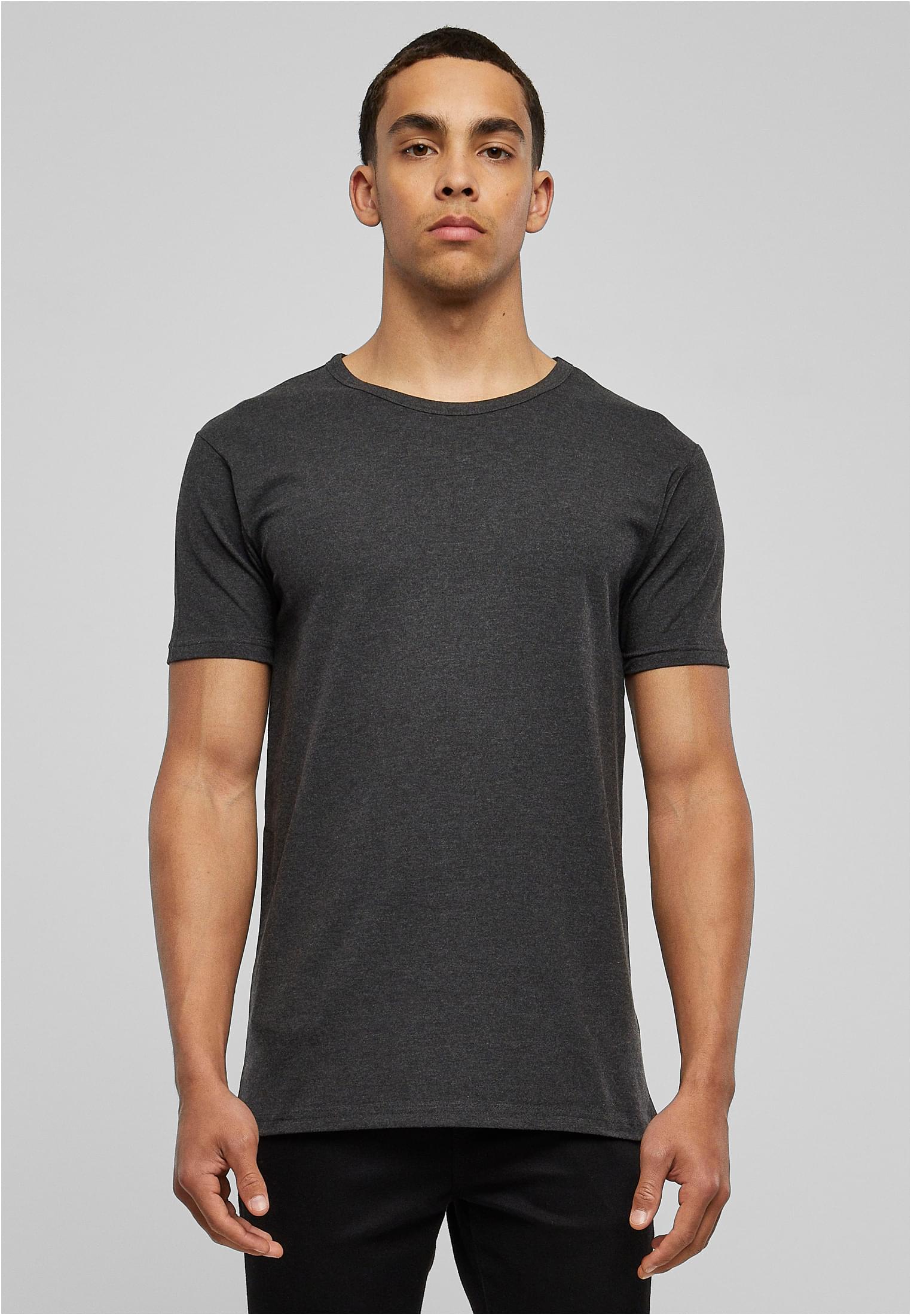 Fitted Stretch Tee | charcoal