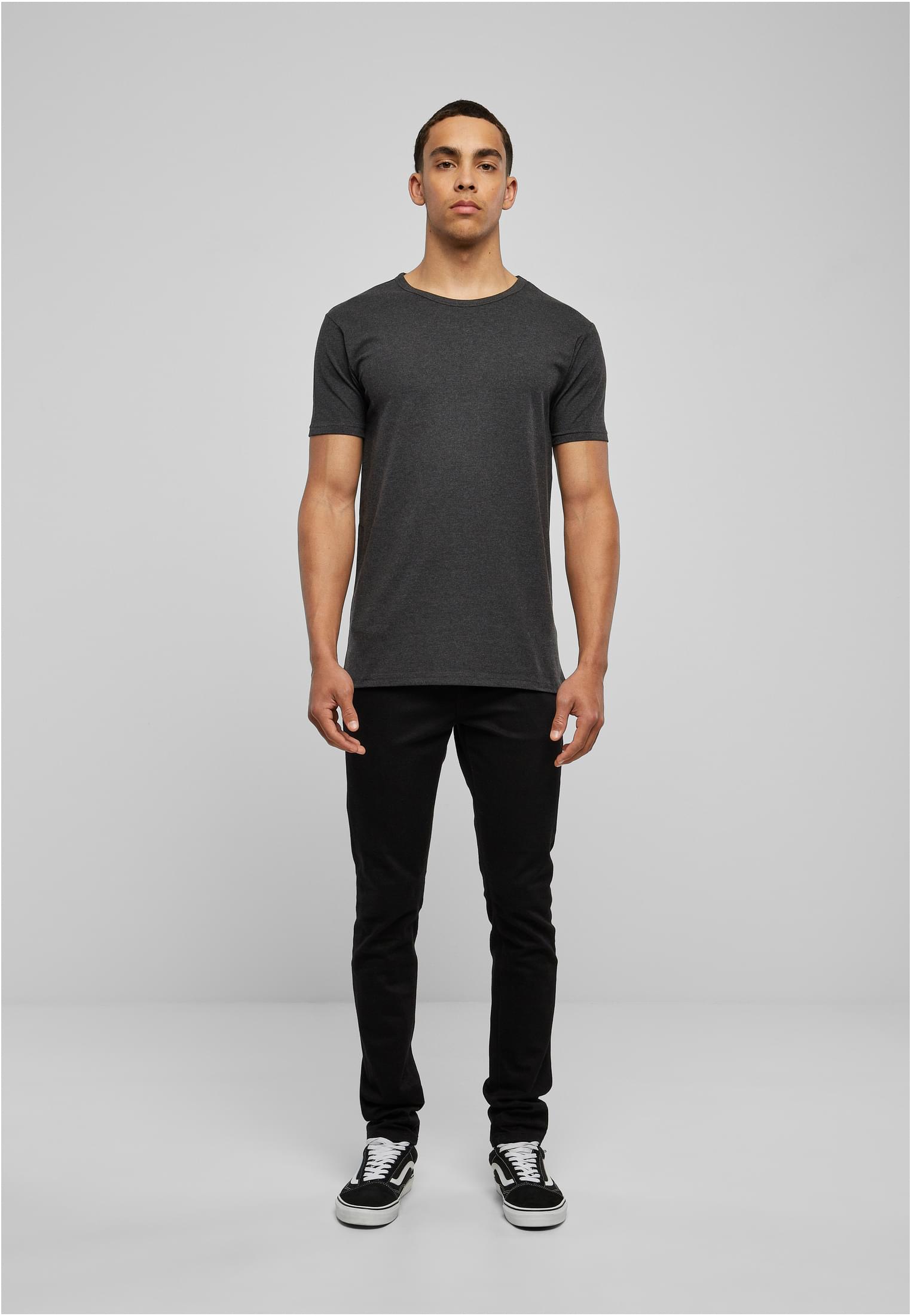 Fitted Stretch Tee | charcoal