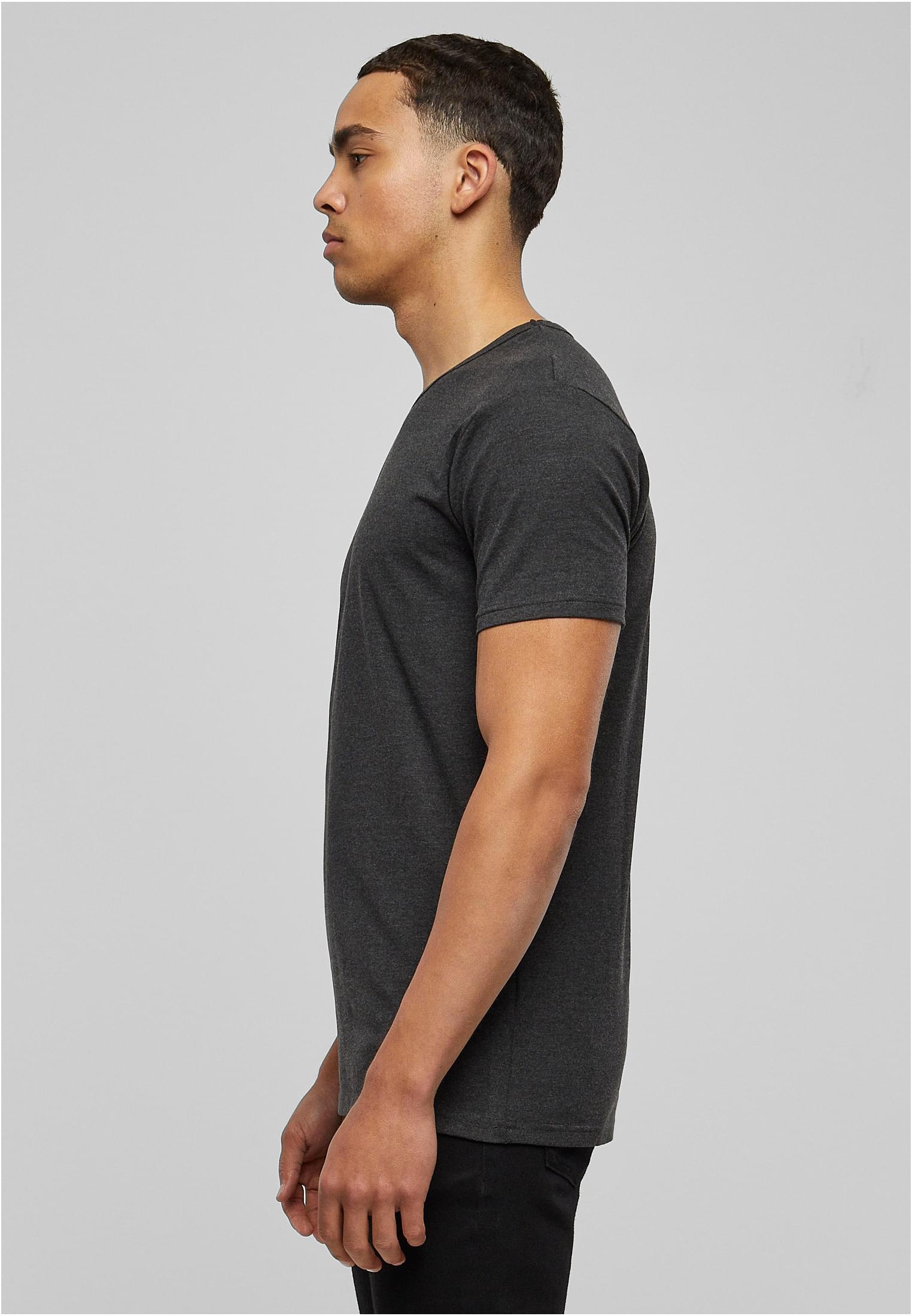 Fitted Stretch Tee | charcoal