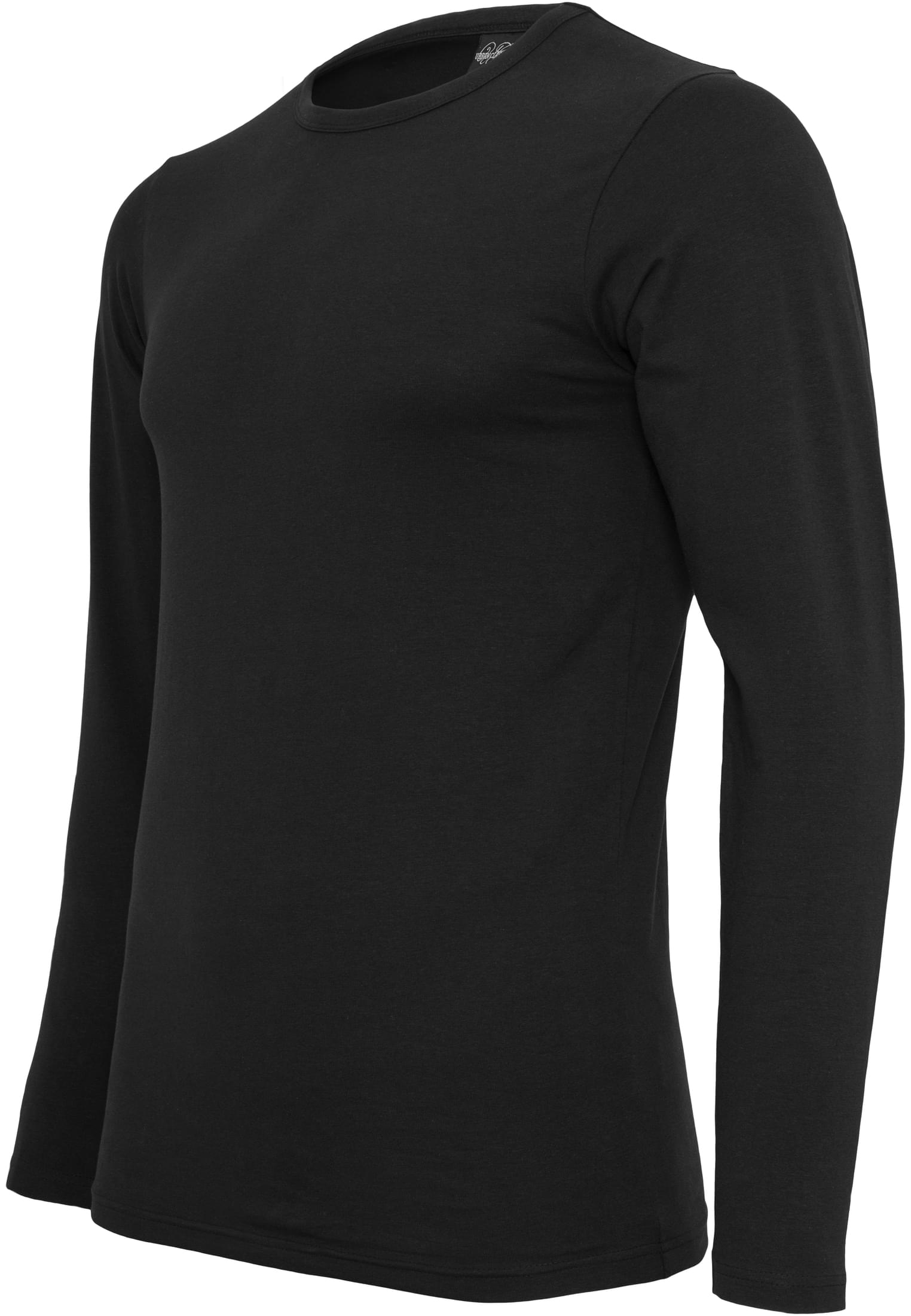 Fitted Stretch L/S Tee | black