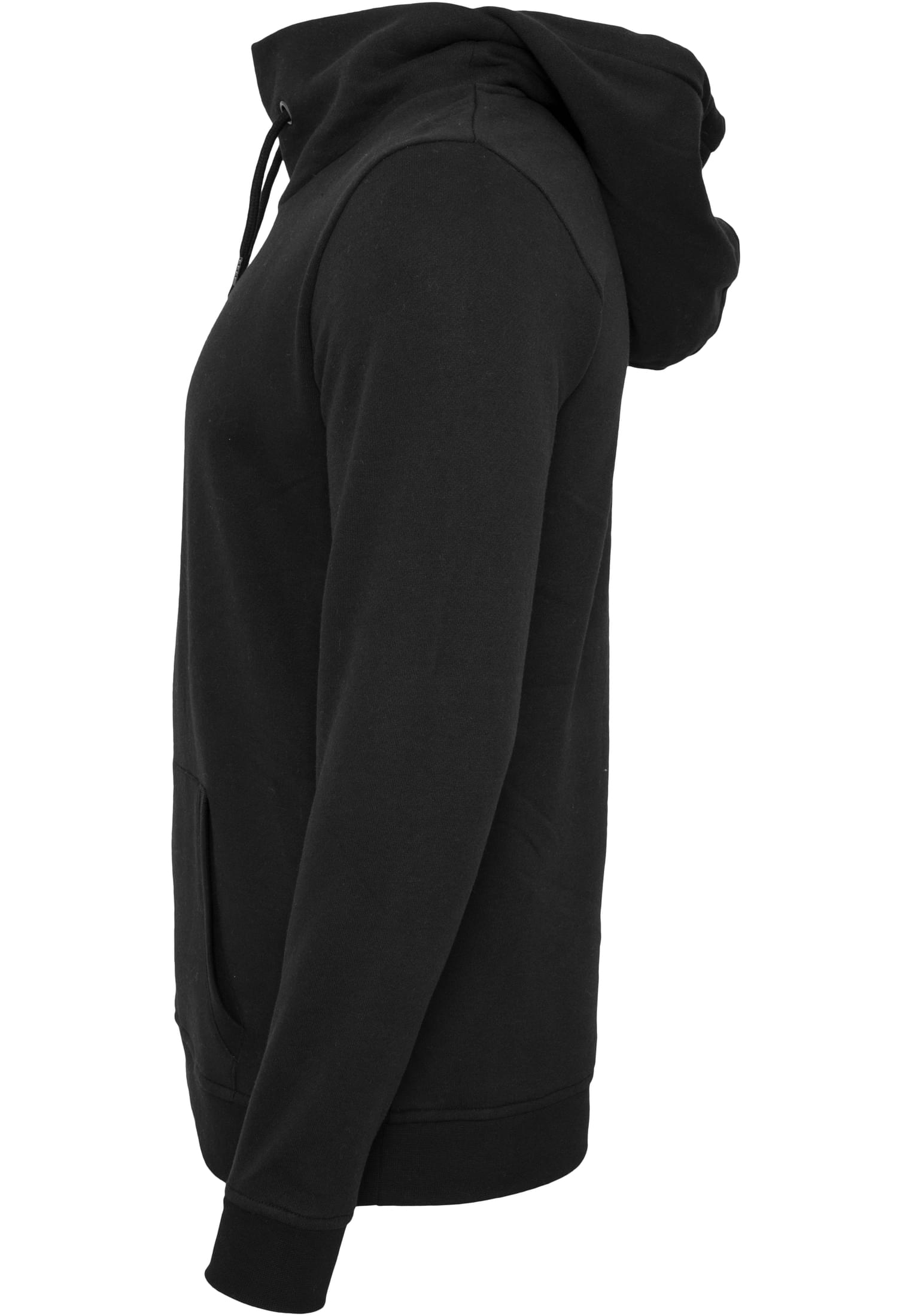 High Neck Hoody | black