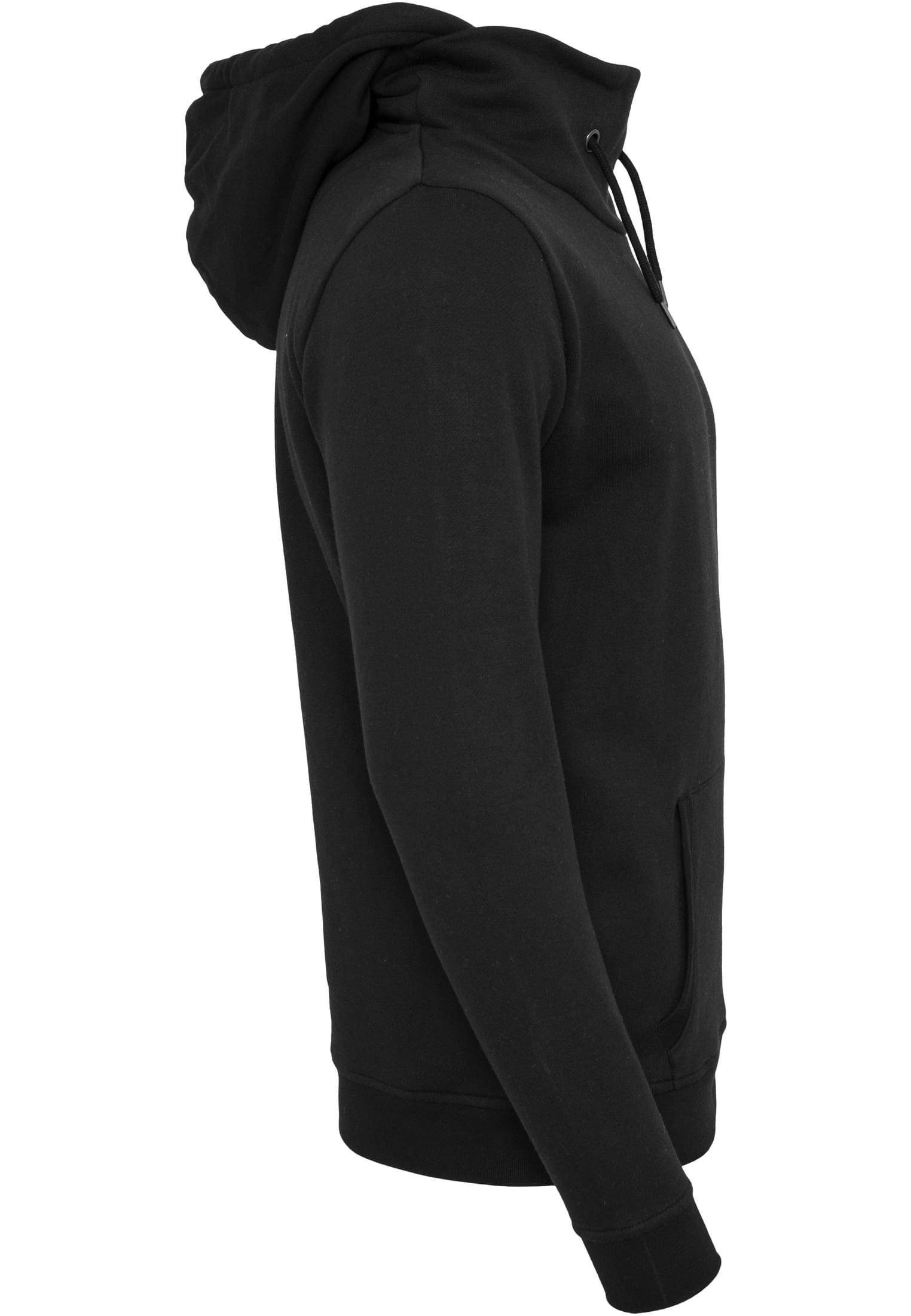 High Neck Hoody | black