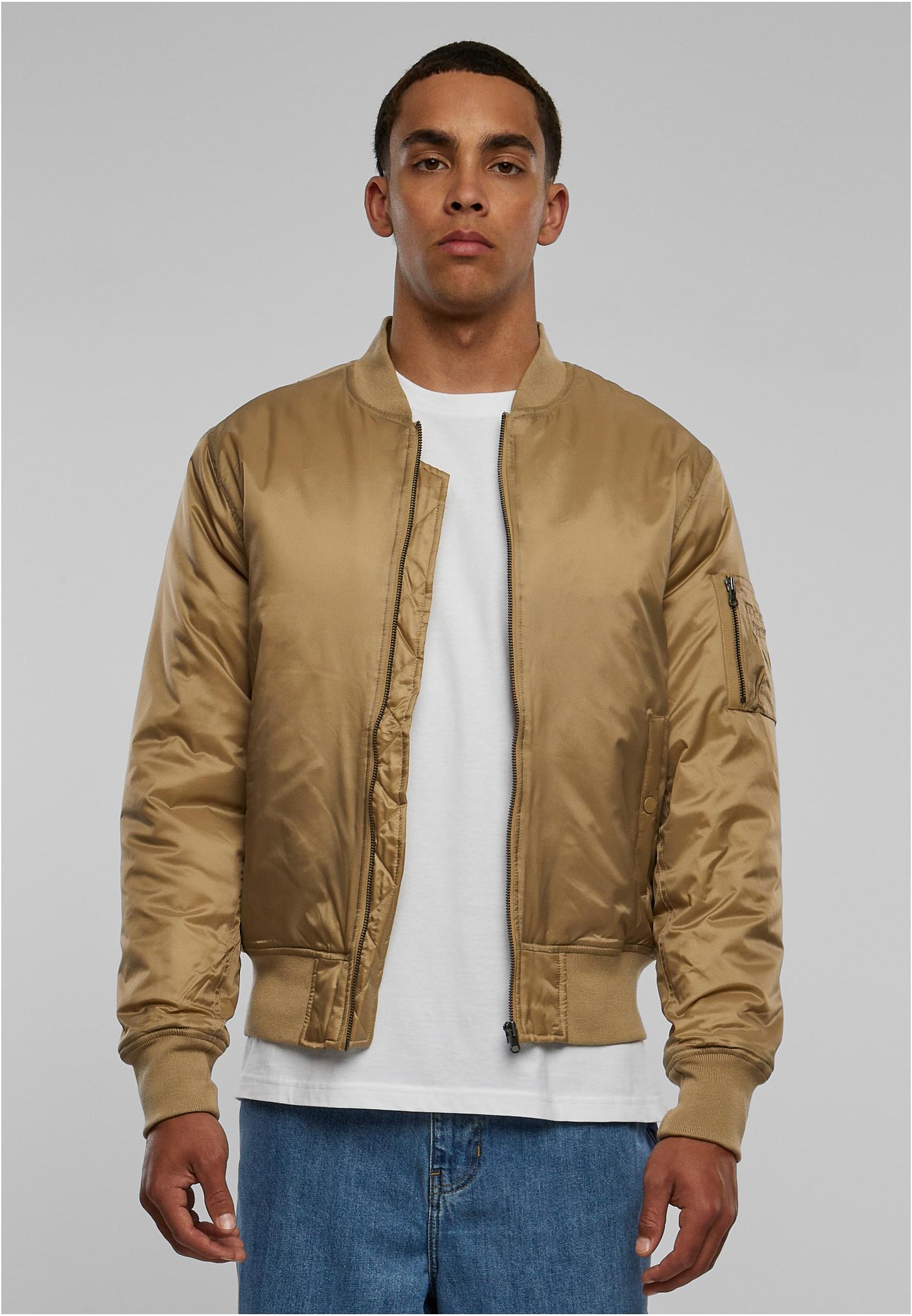 Basic Bomber Jacket | beige