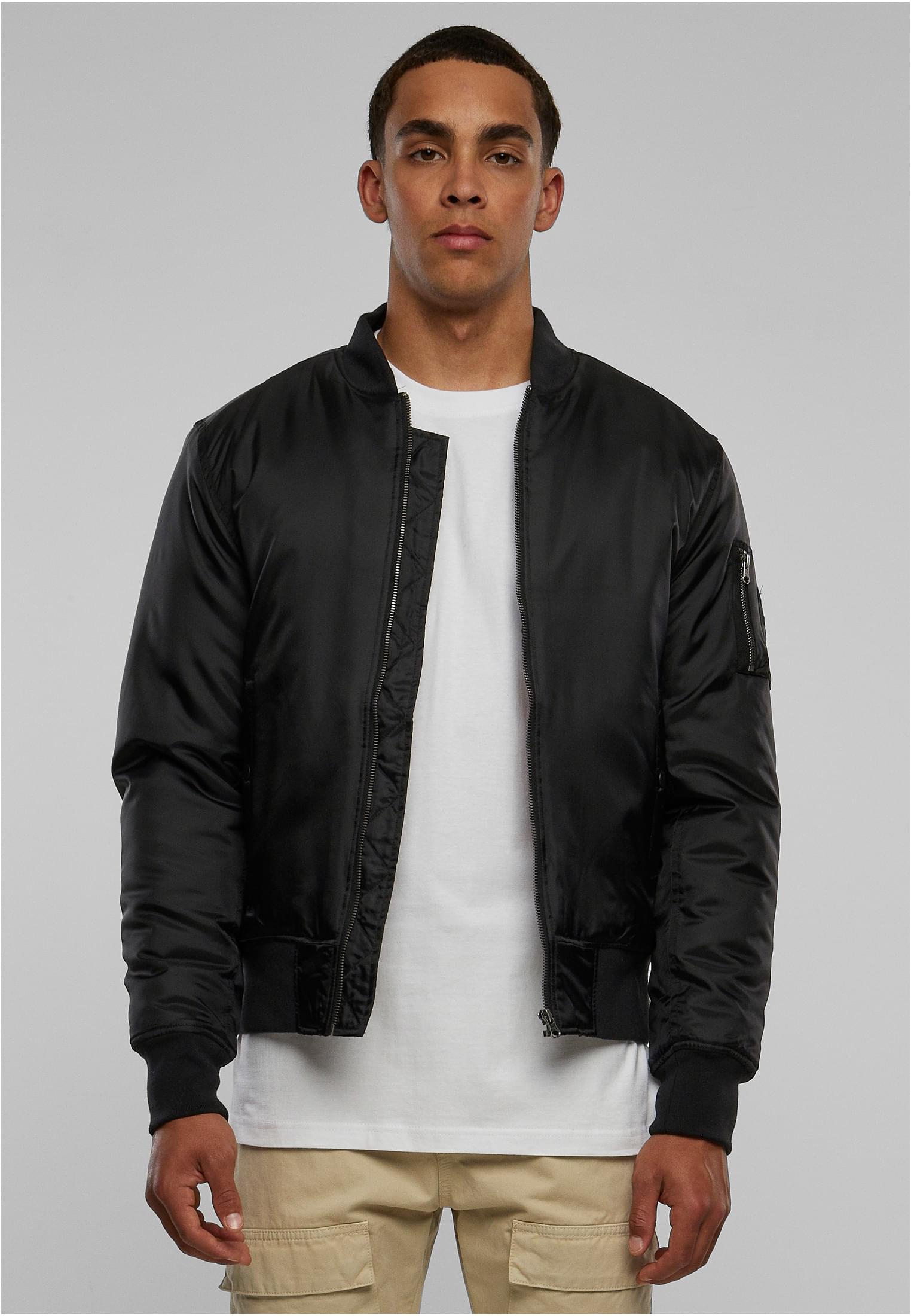 Basic Bomber Jacket | black