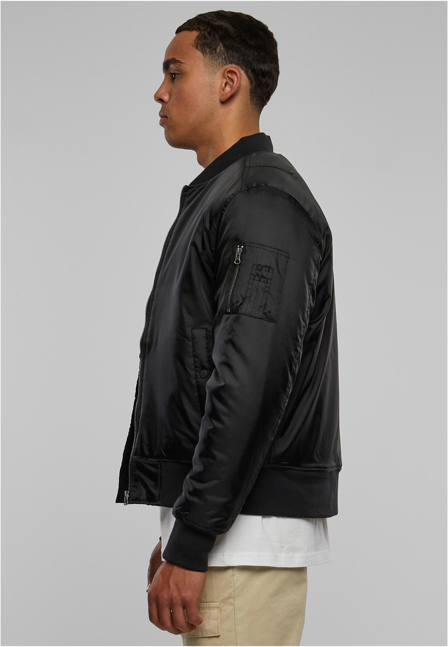 Basic Bomber Jacket | black