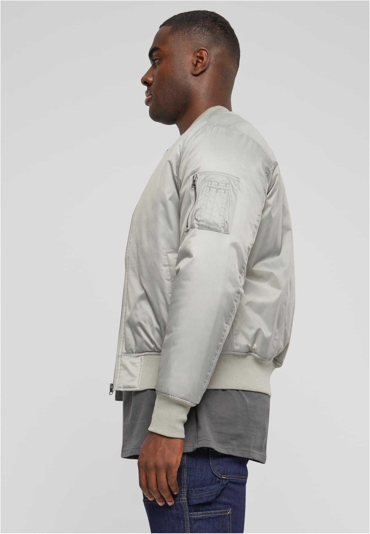 Basic Bomber Jacket | h.grey