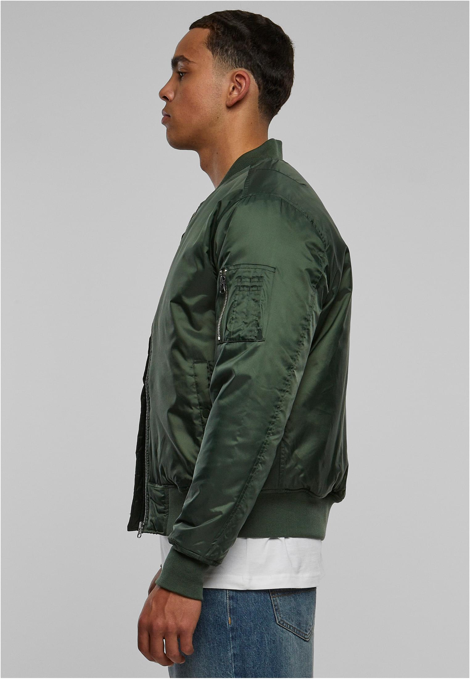 Basic Bomber Jacket | olive