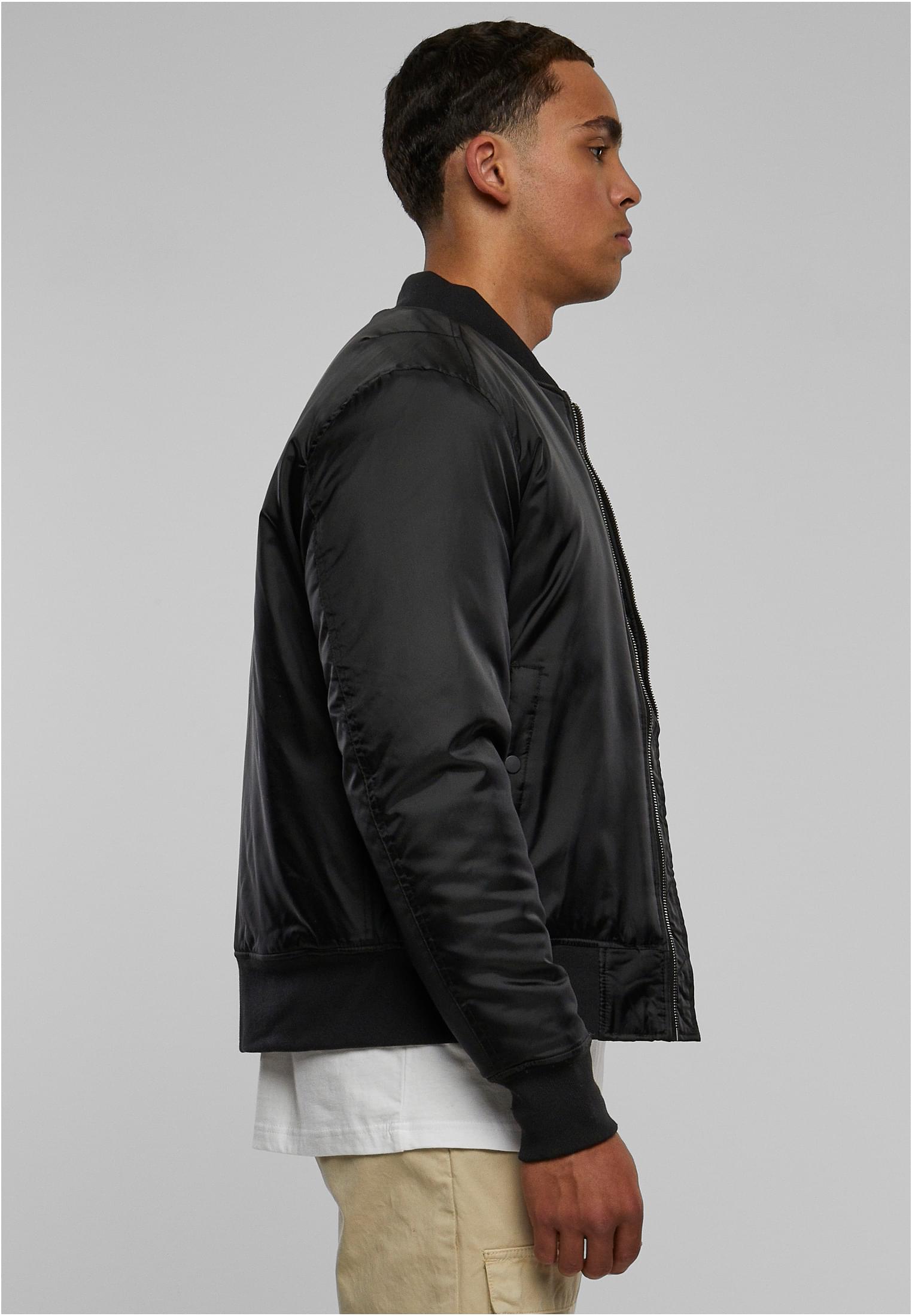 Basic Bomber Jacket | black