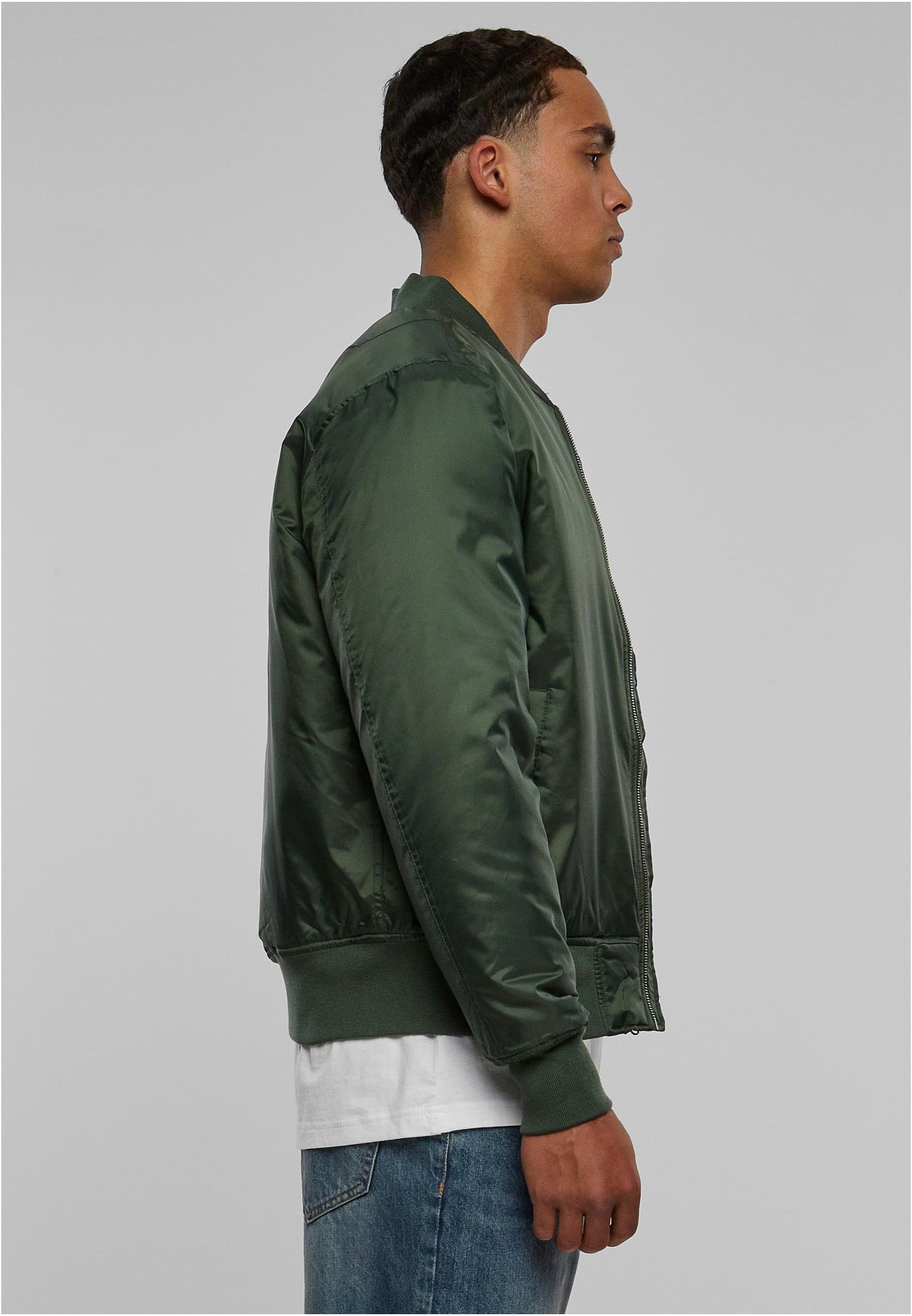 Basic Bomber Jacket | olive