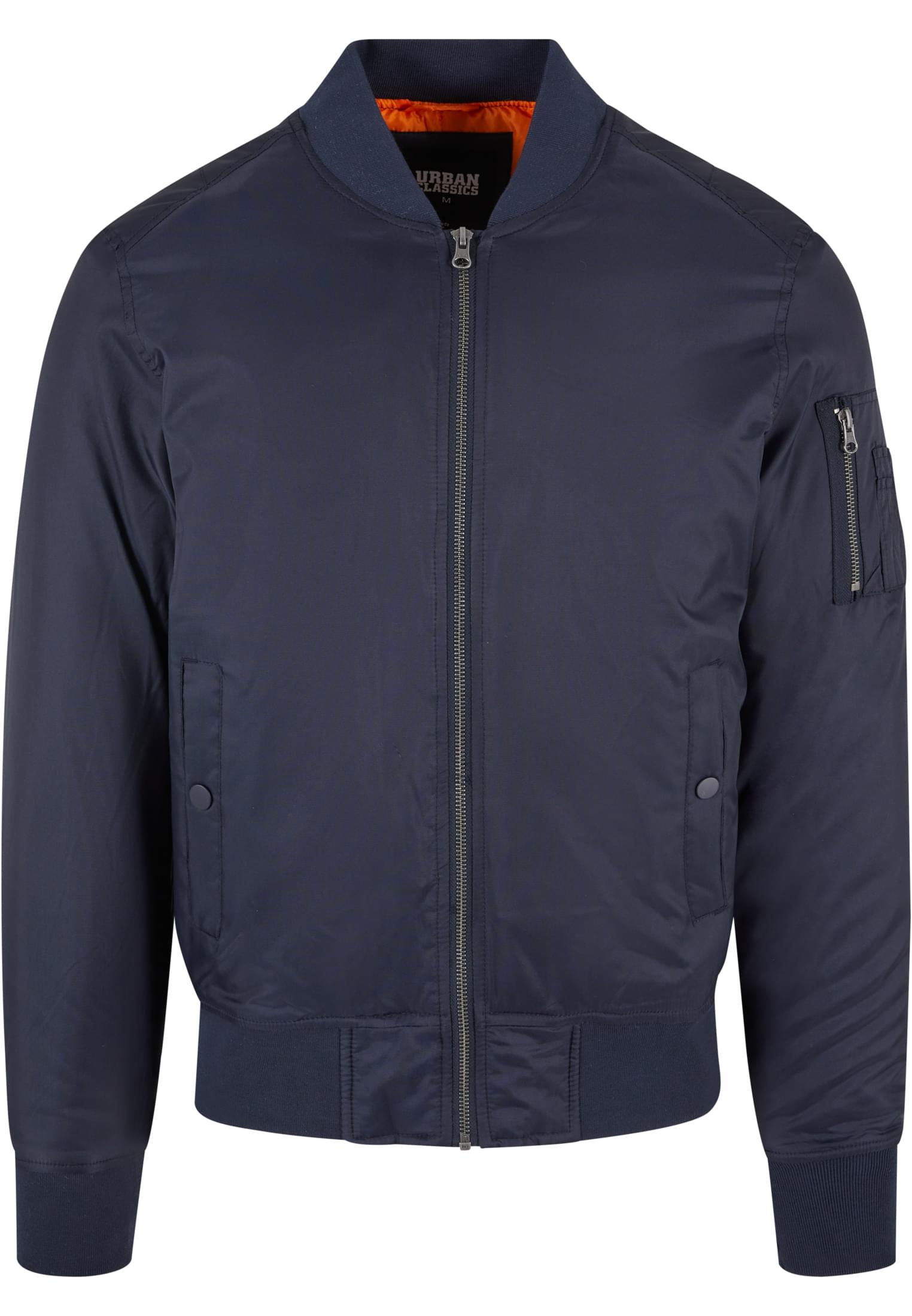 Basic Bomber Jacket | navy