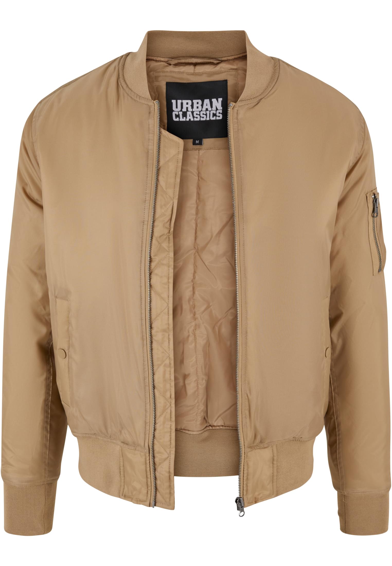 Basic Bomber Jacket | beige