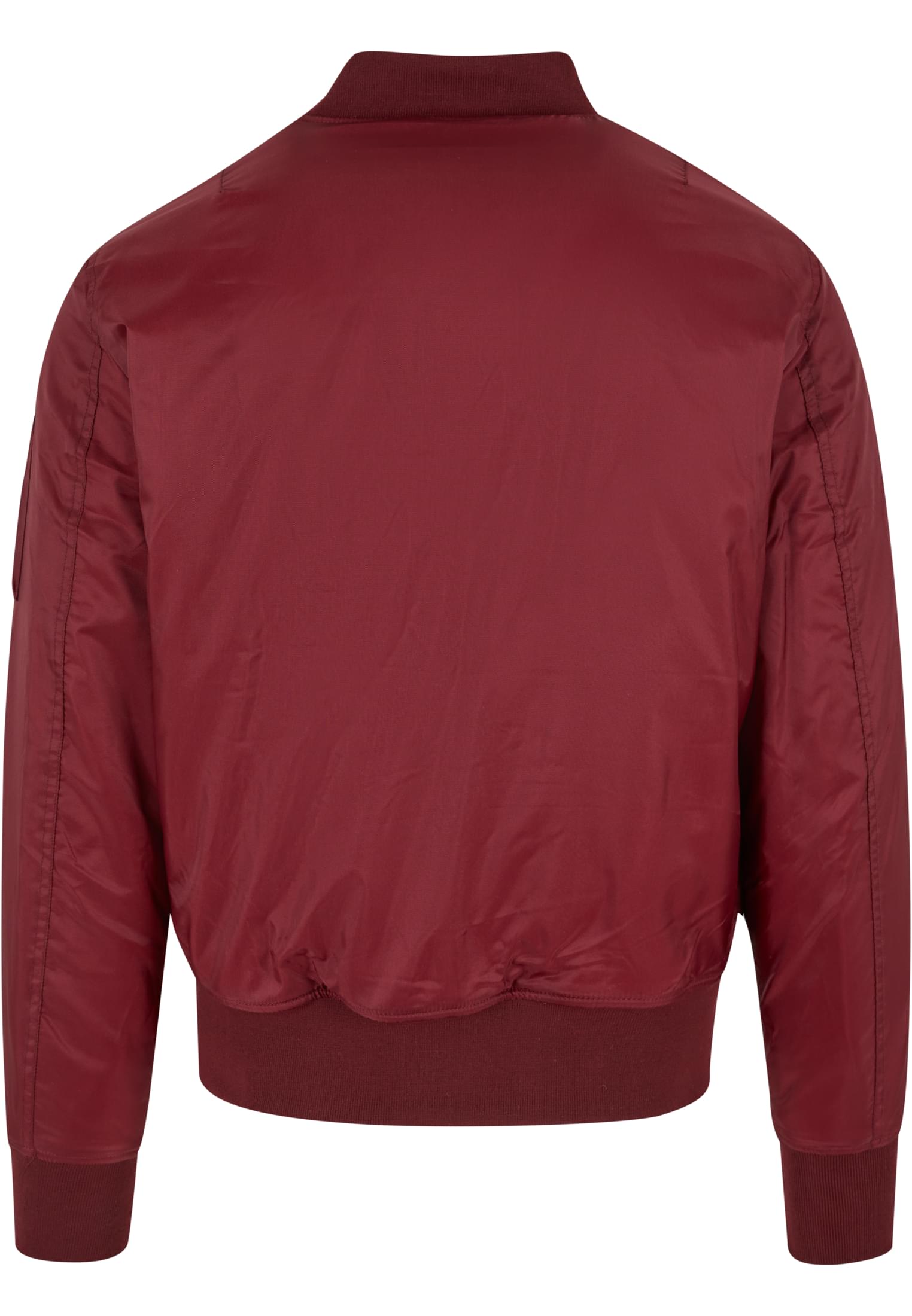 Basic Bomber Jacket | burgundy