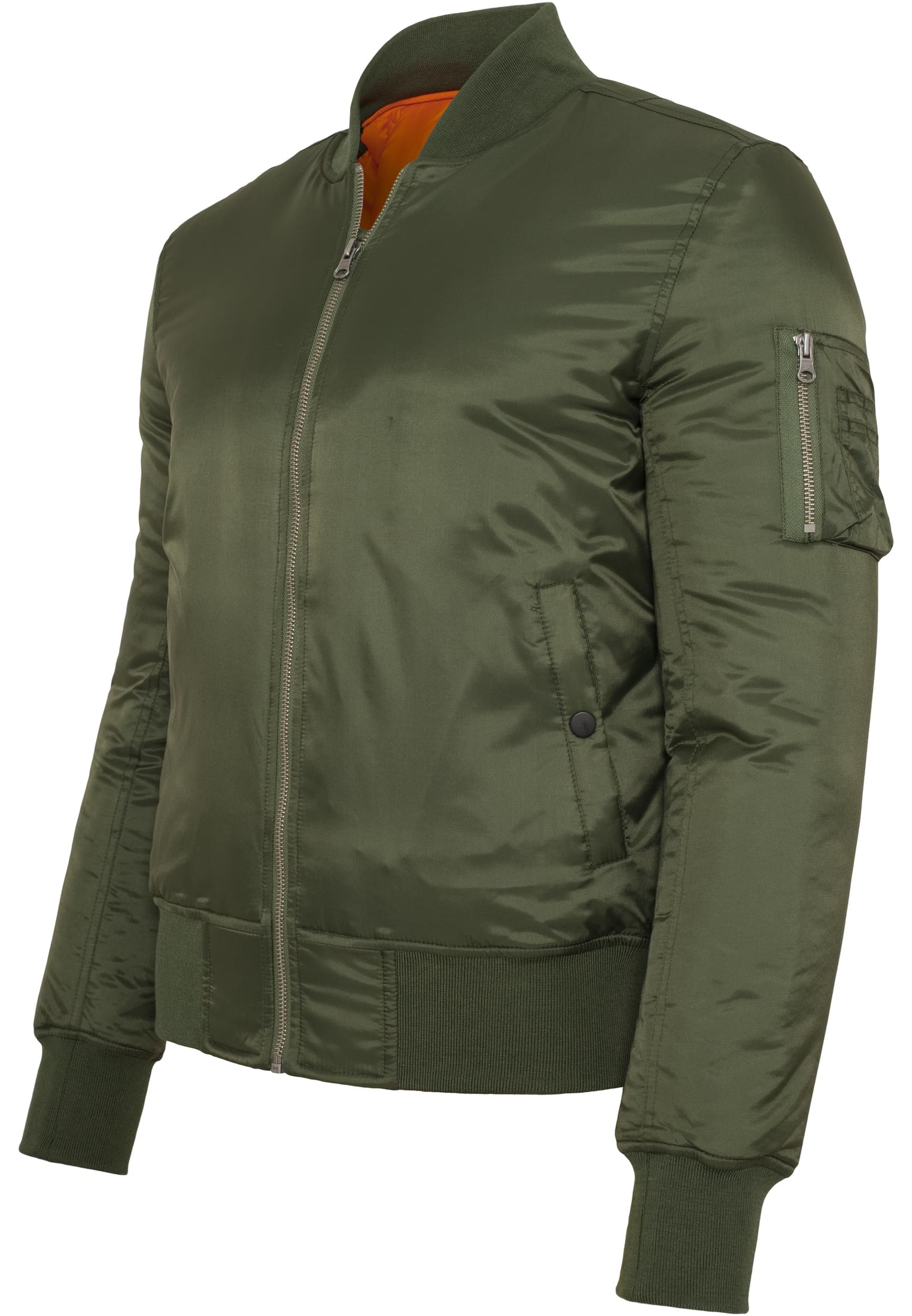 Basic Bomber Jacket | olive