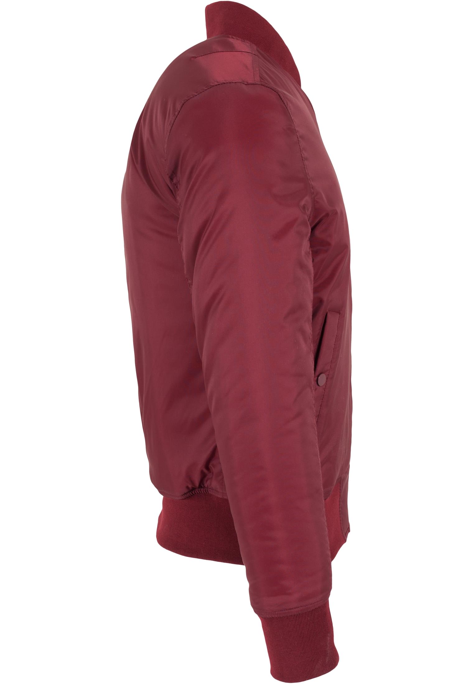 Basic Bomber Jacket | burgundy