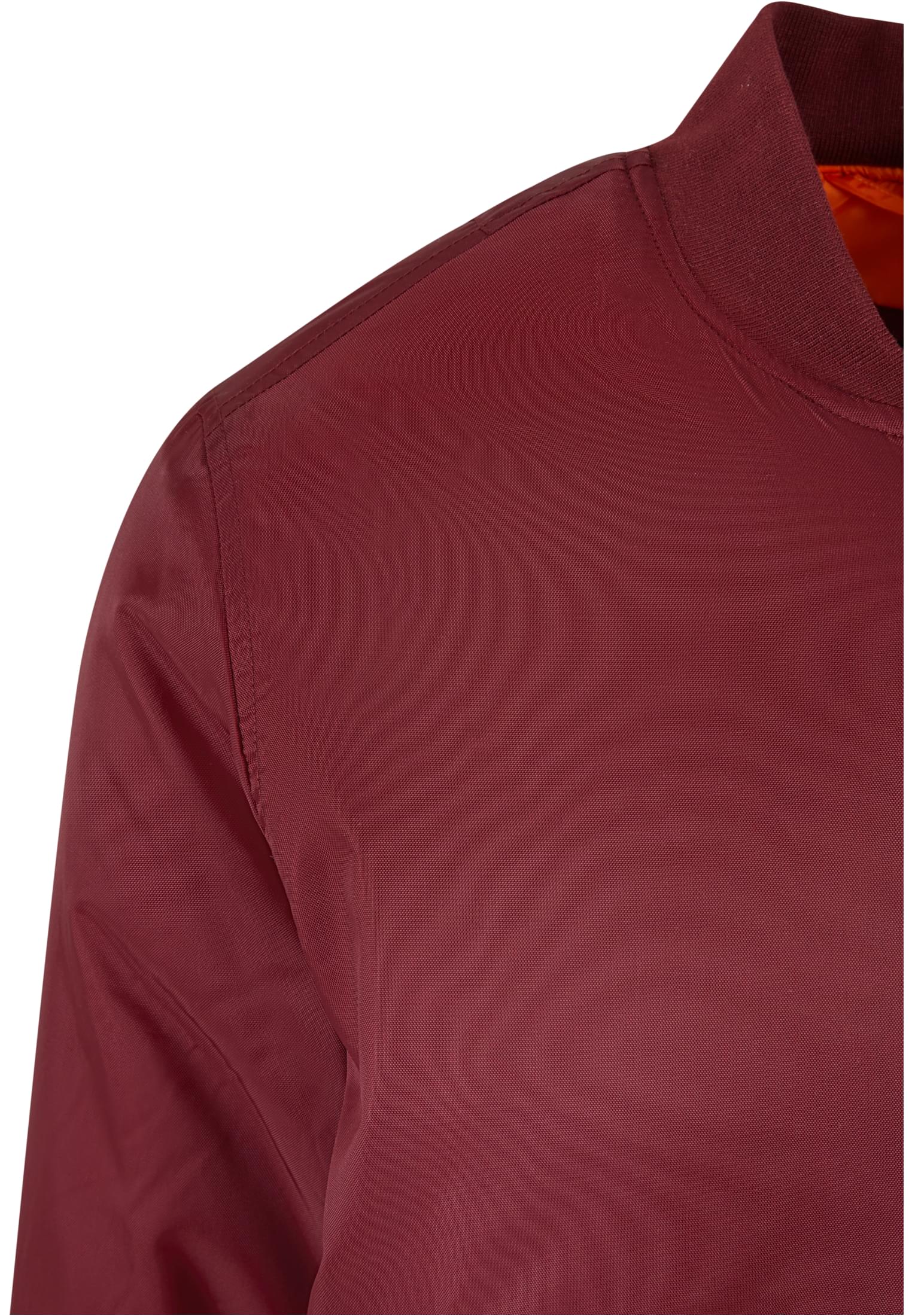 Basic Bomber Jacket | burgundy