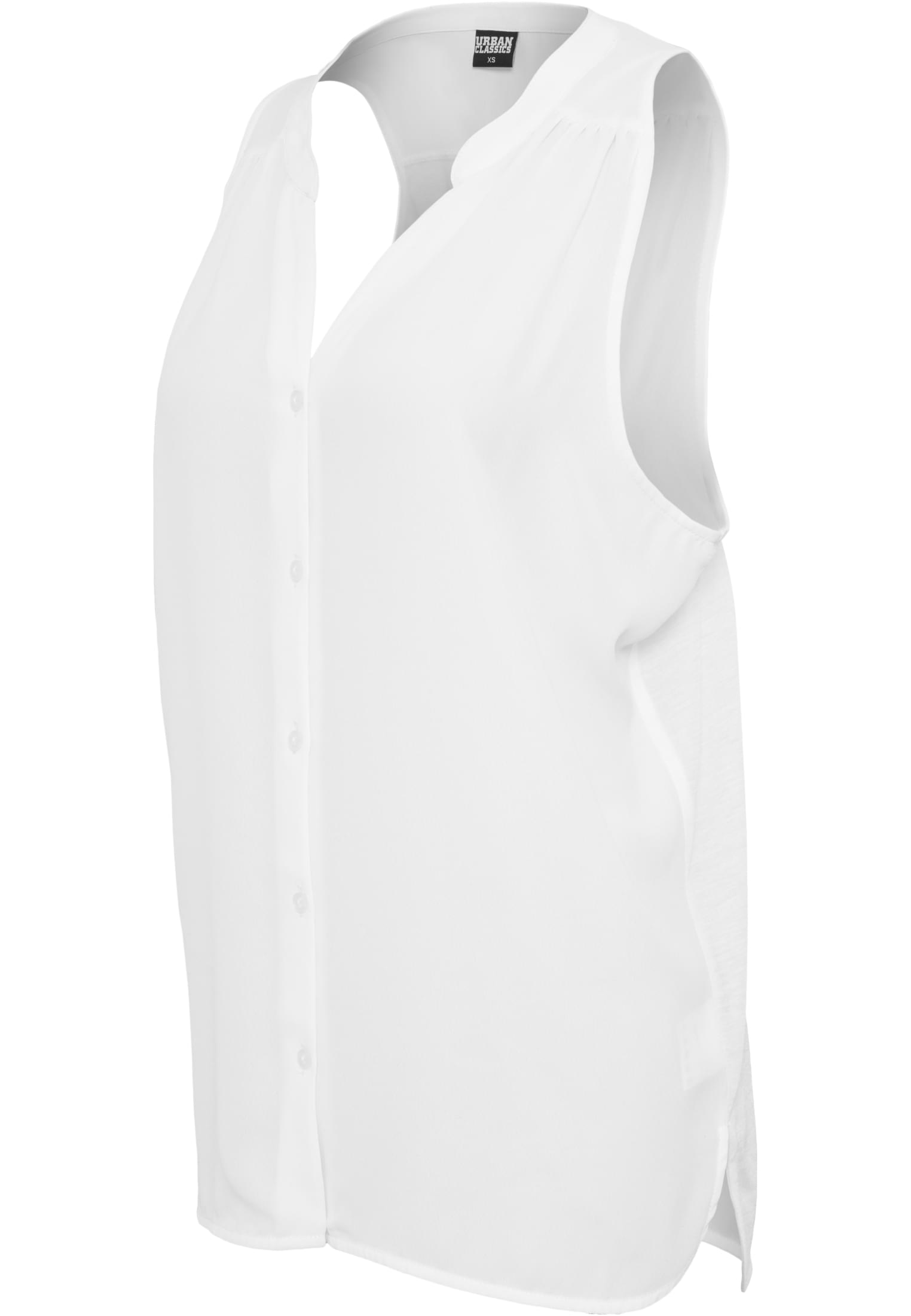 Ladies Sleeveless Chiffon Blouse | offwhite