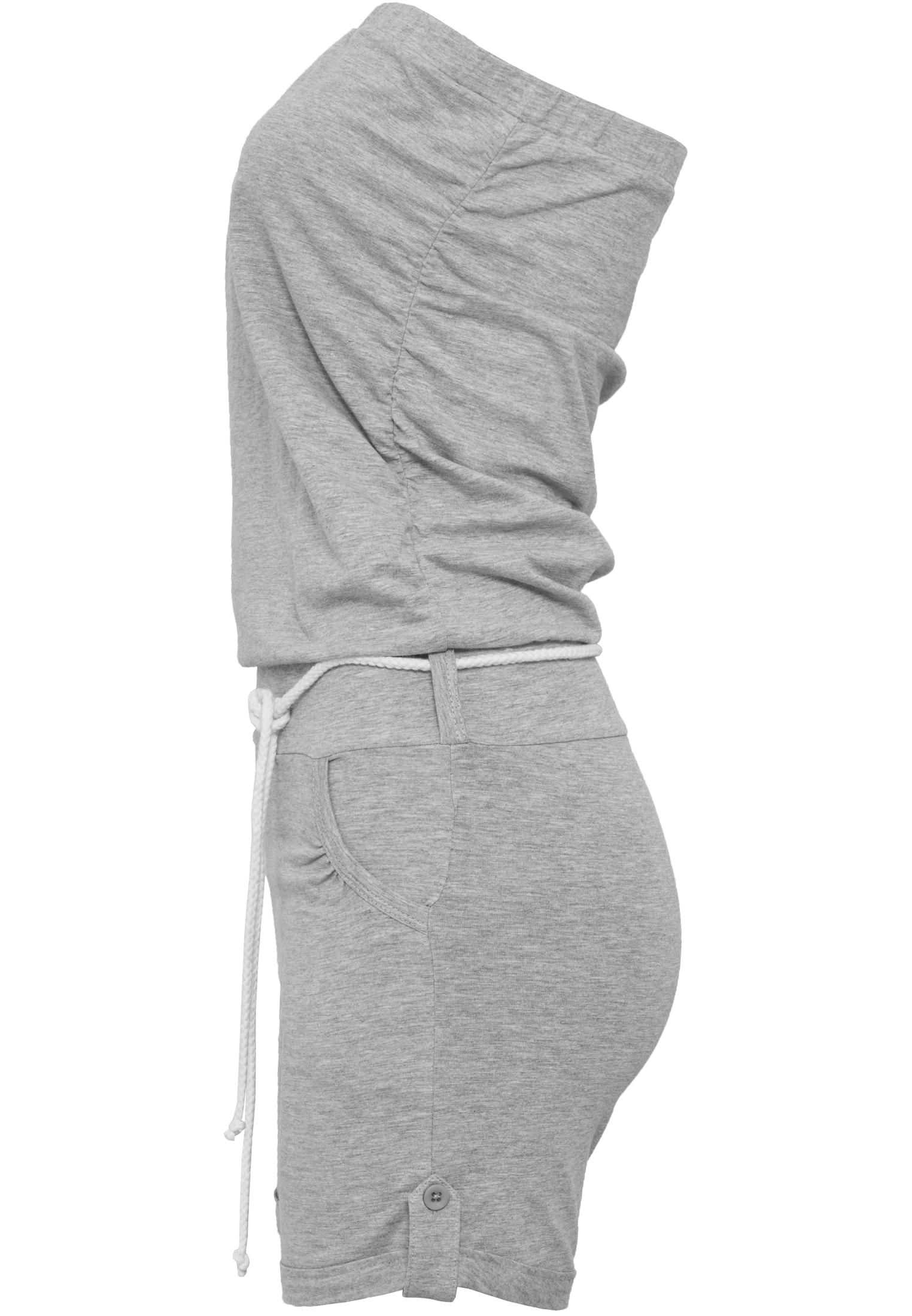 Ladies Hot Turnup Jumpsuit | grey