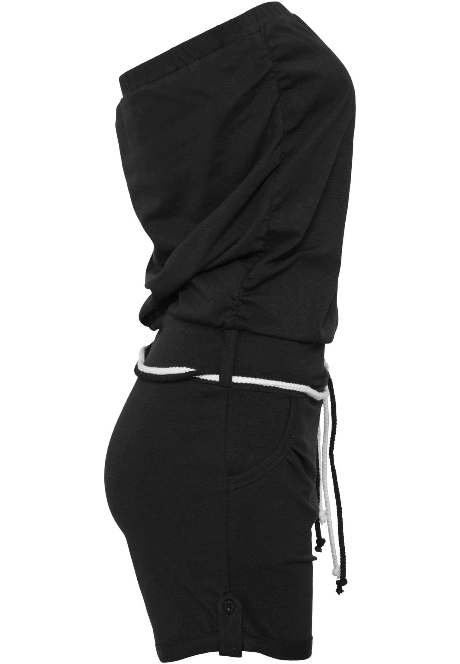 Ladies Hot Turnup Jumpsuit | black