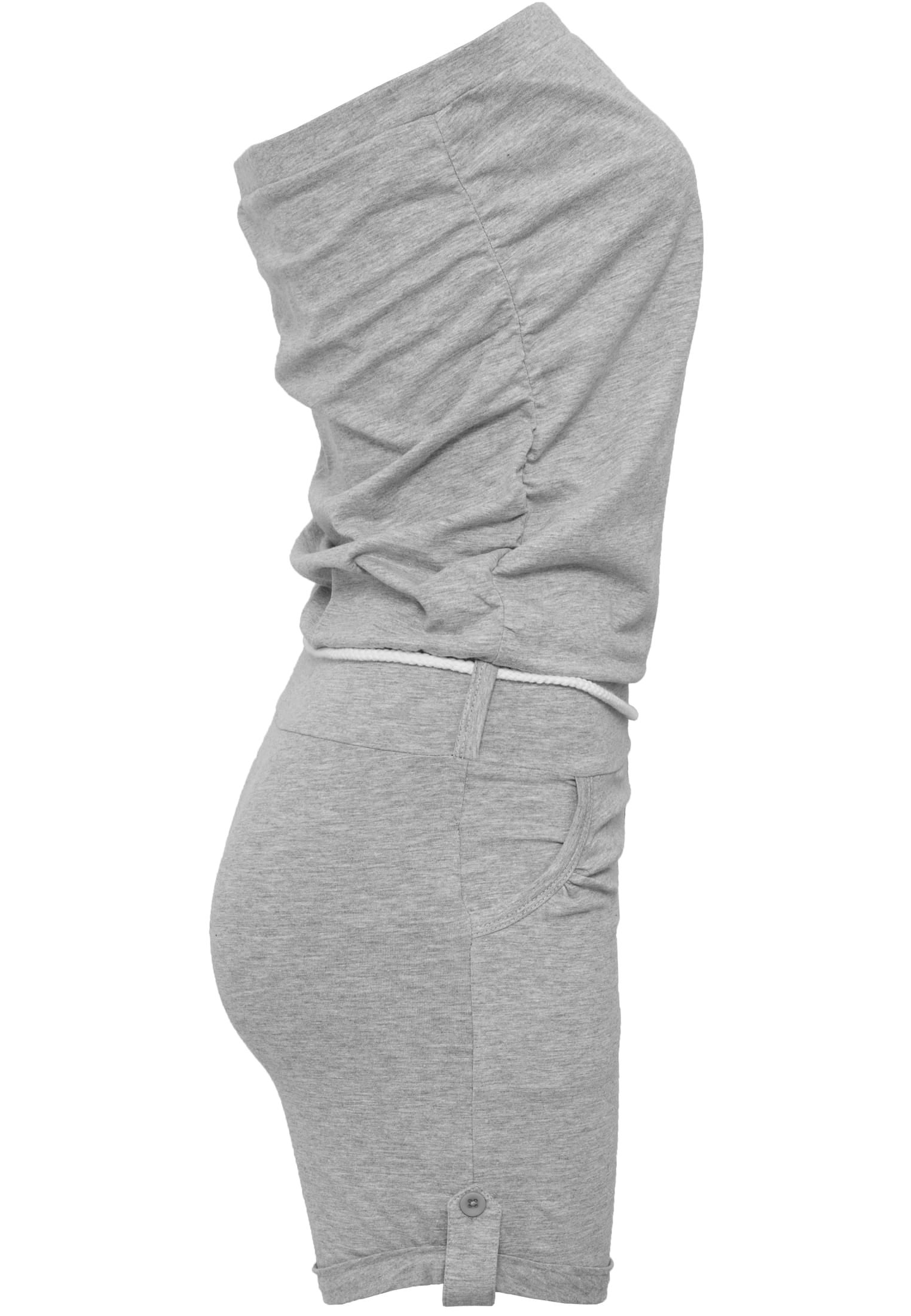 Ladies Hot Turnup Jumpsuit | grey