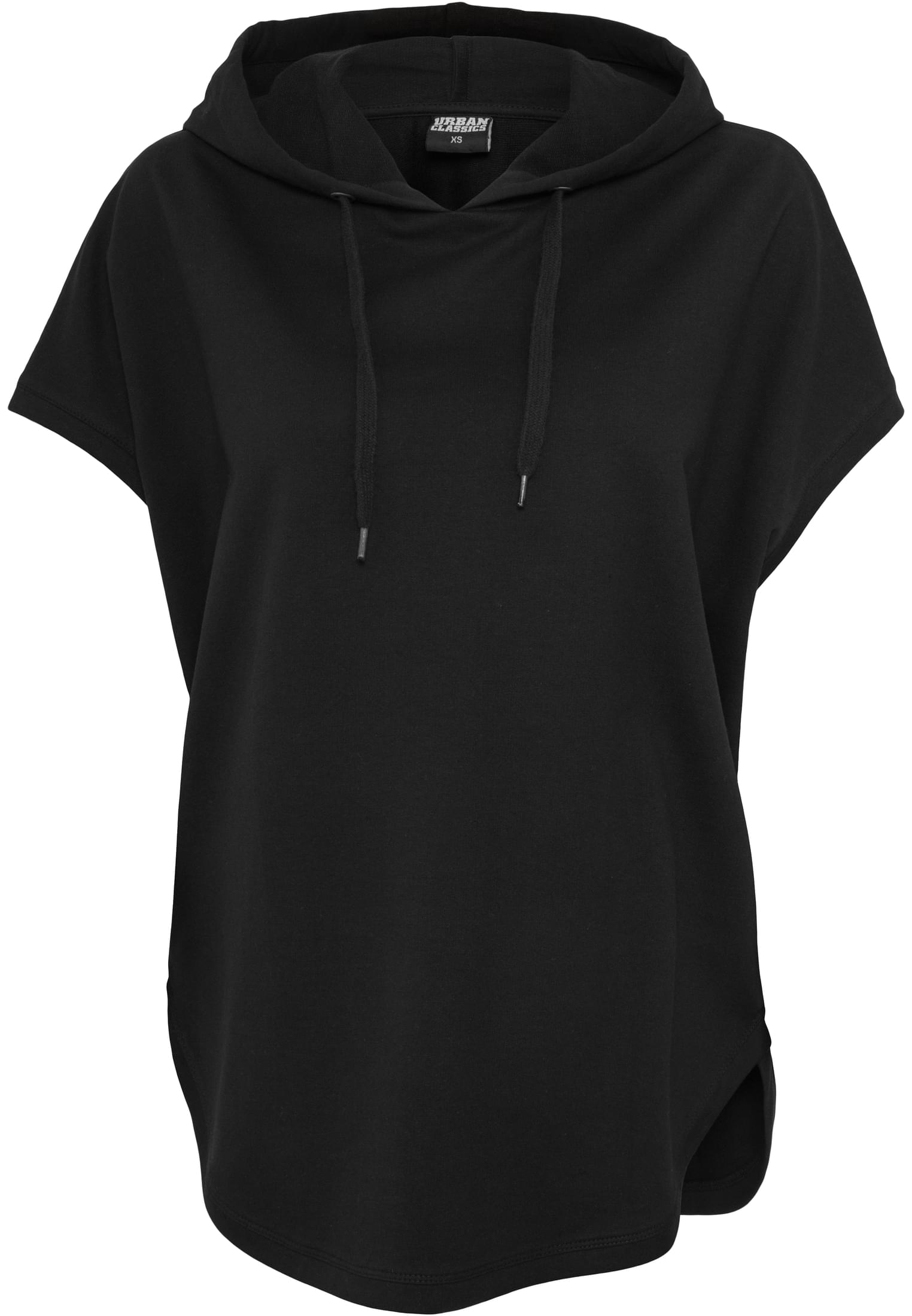 Ladies Sleeveless Terry Hoody | black