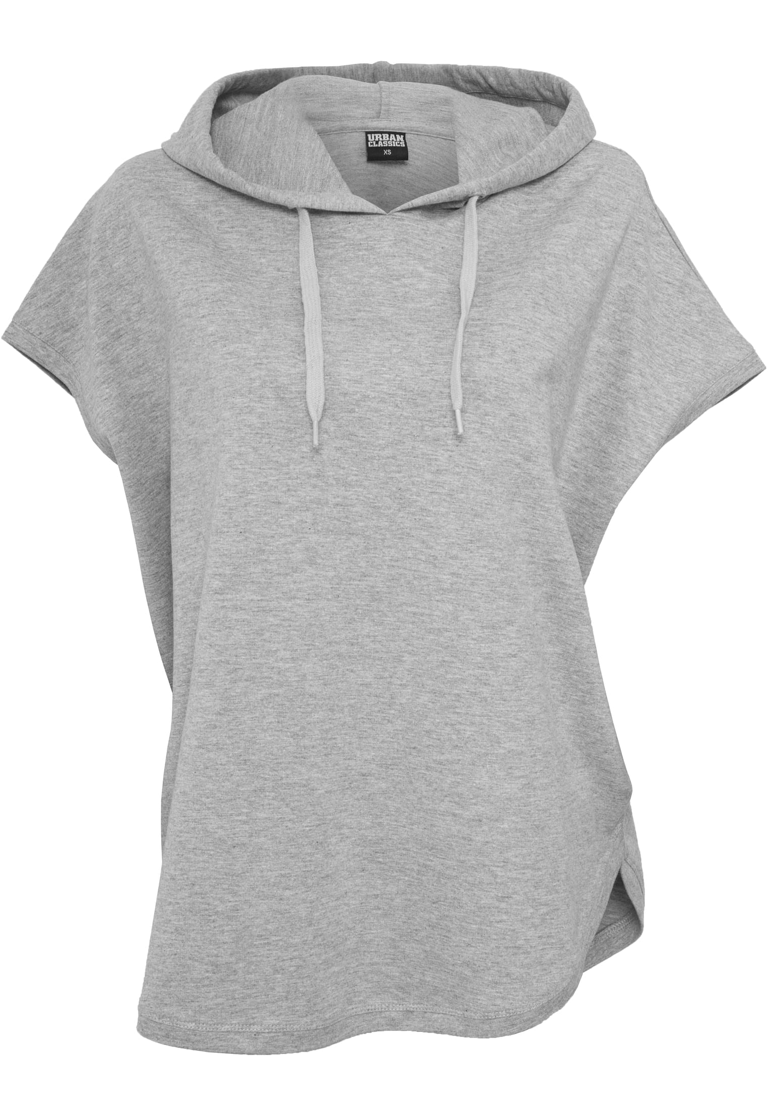 Ladies Sleeveless Terry Hoody | grey