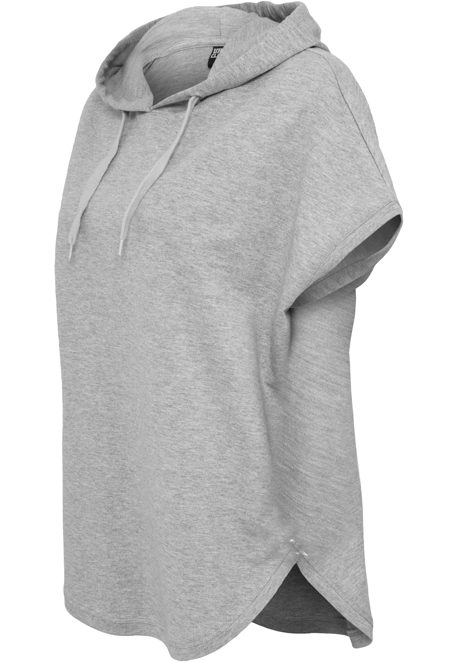 Ladies Sleeveless Terry Hoody | grey