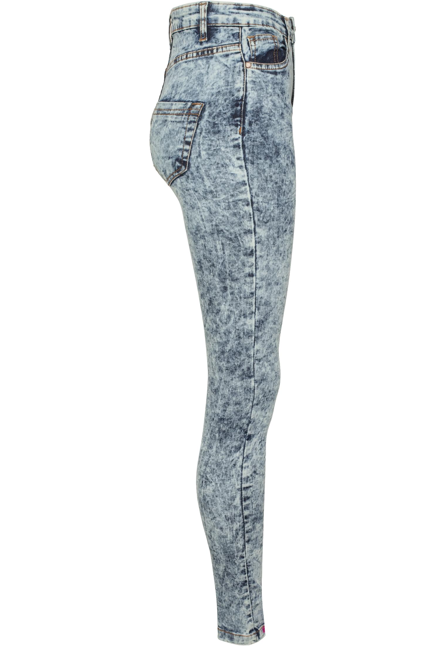 Ladies High Waist Denim Skinny Pants | blue denim