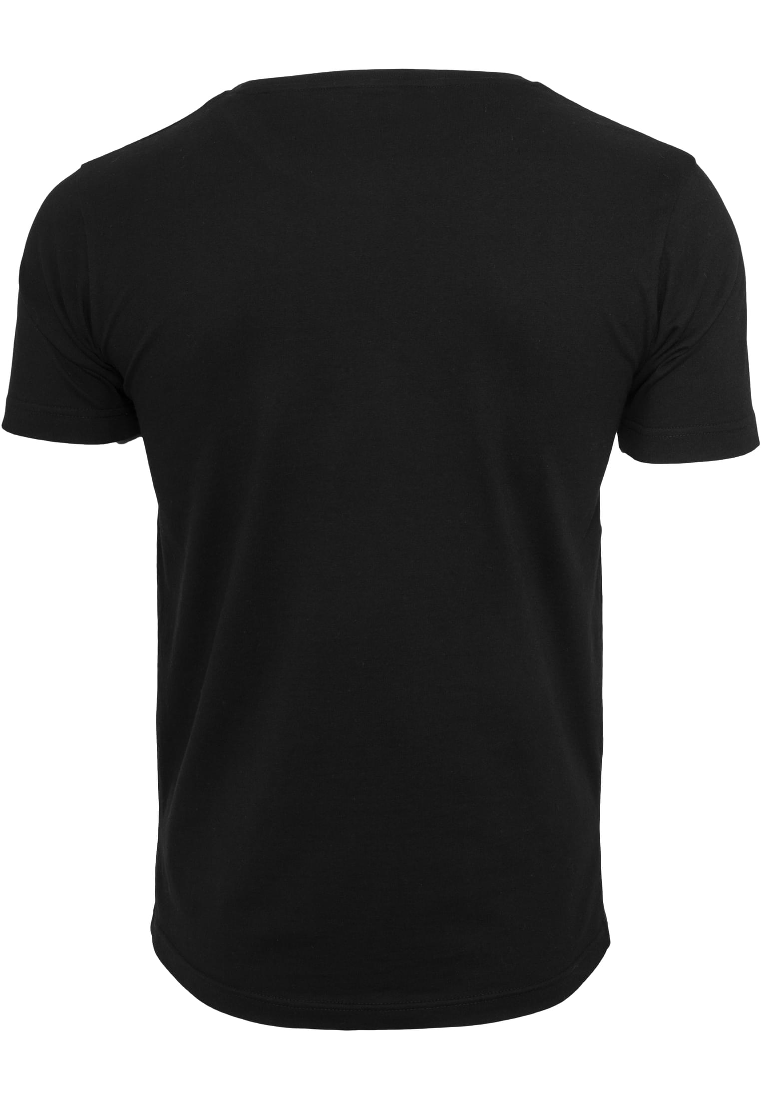 Synthetic Leather Pocket Tee | blk/blk