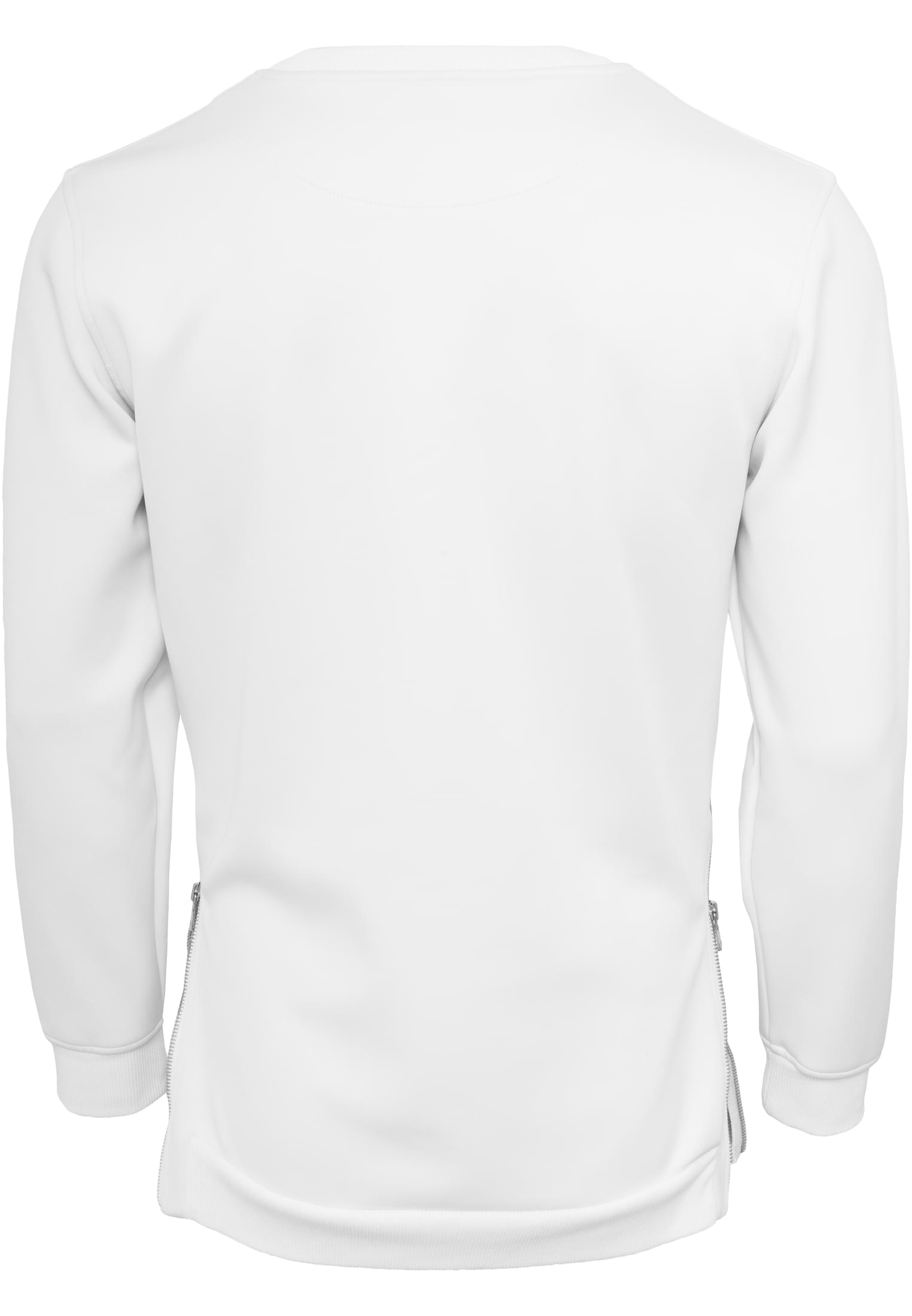 Side-Zip Neopren Crew | white