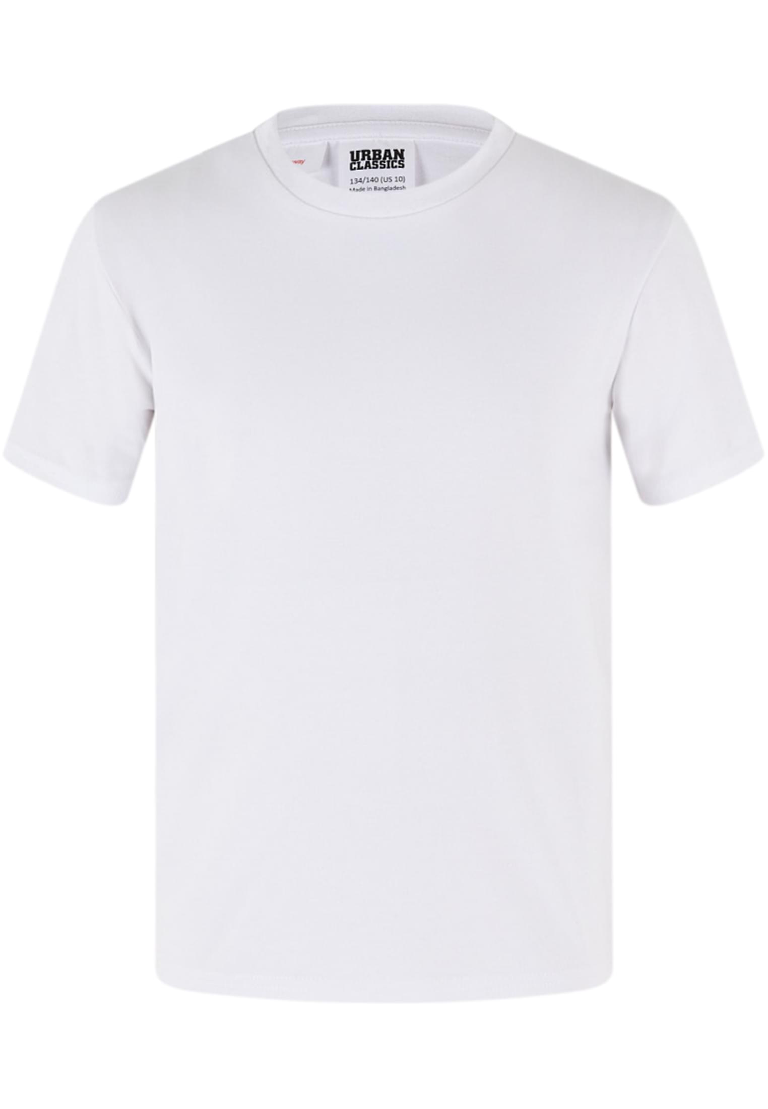 Girls Stretch Jersey Tee | white