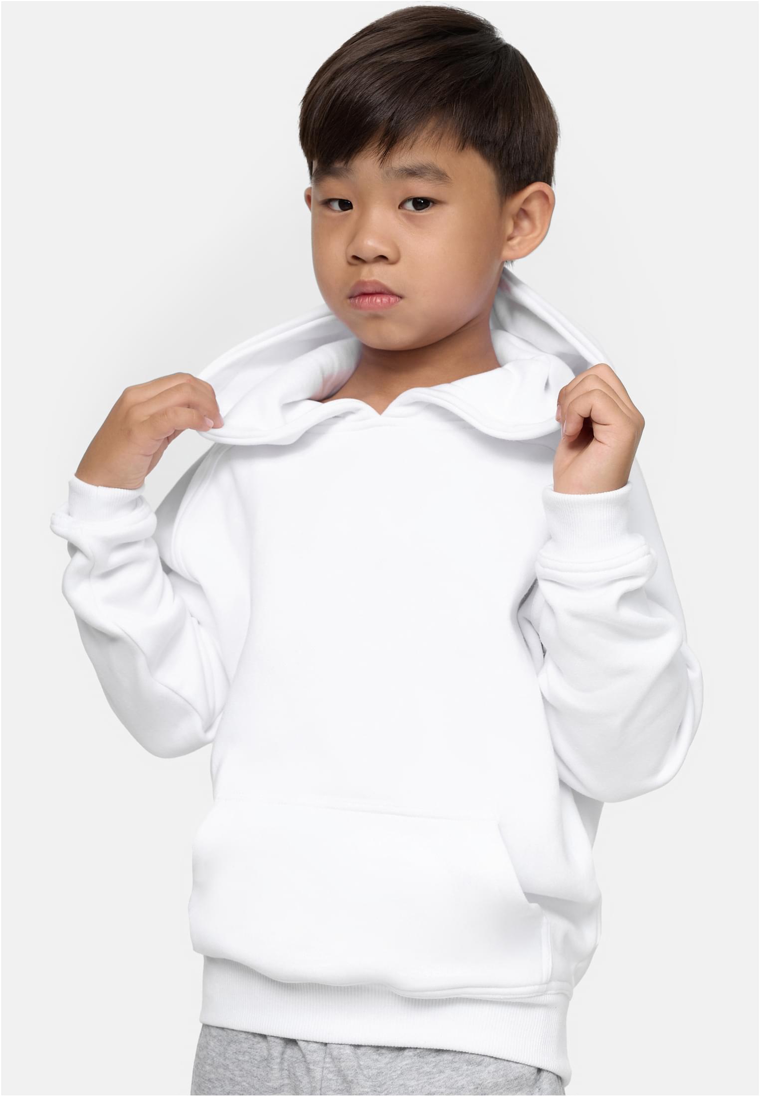 Boys Blank Hoody | white