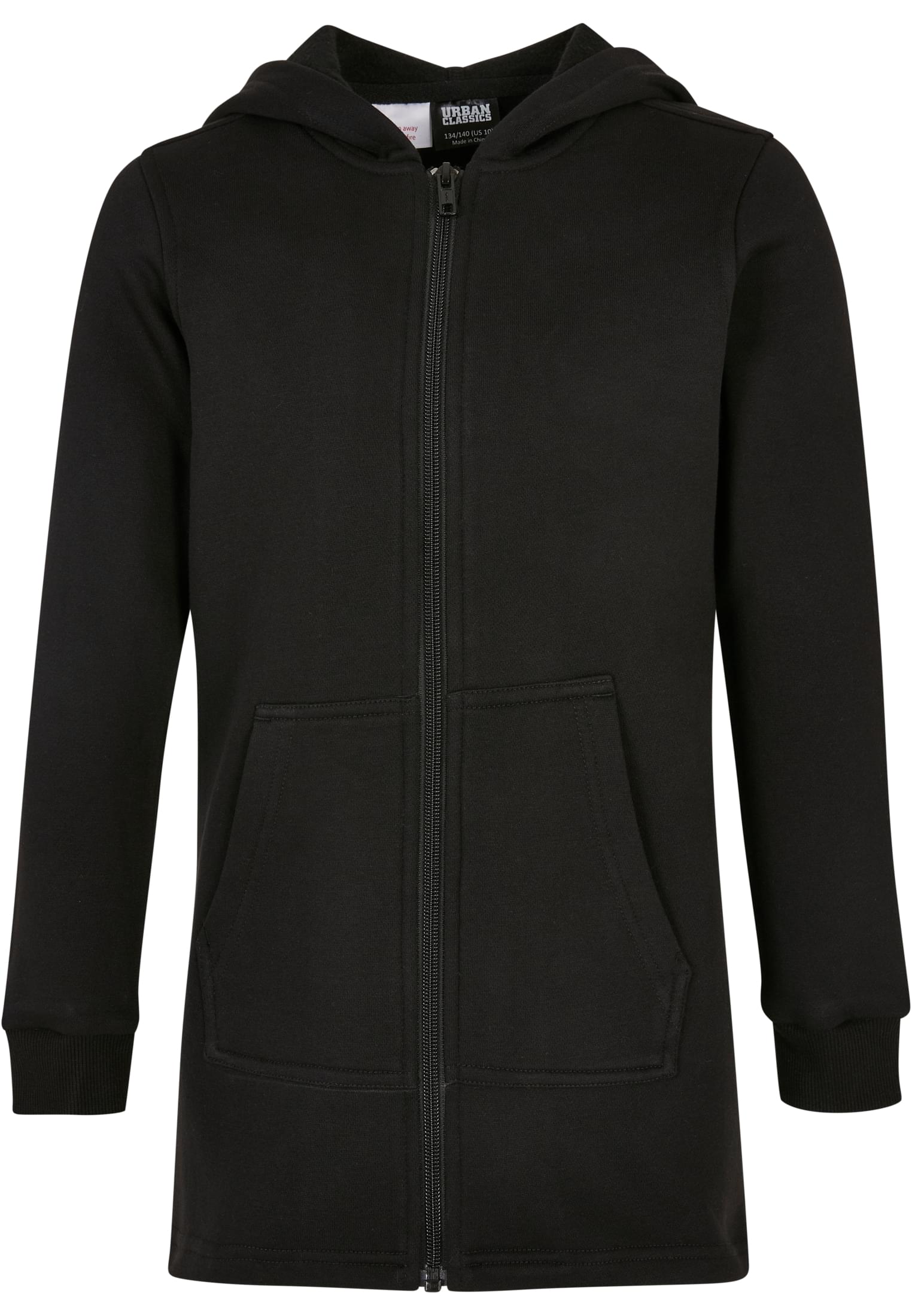 Girls Sweat Parka | black