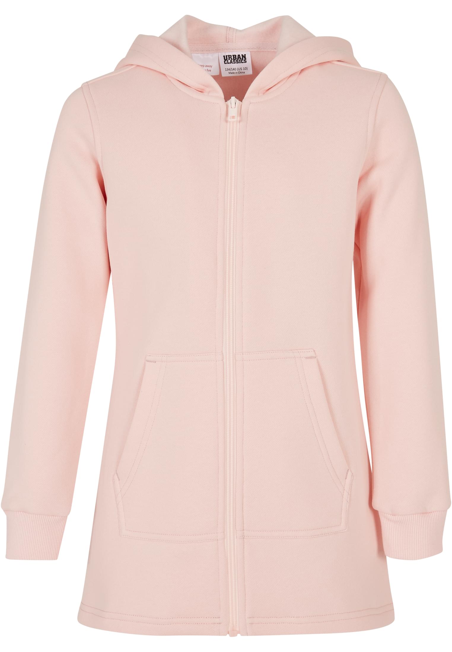 Girls Sweat Parka | pink