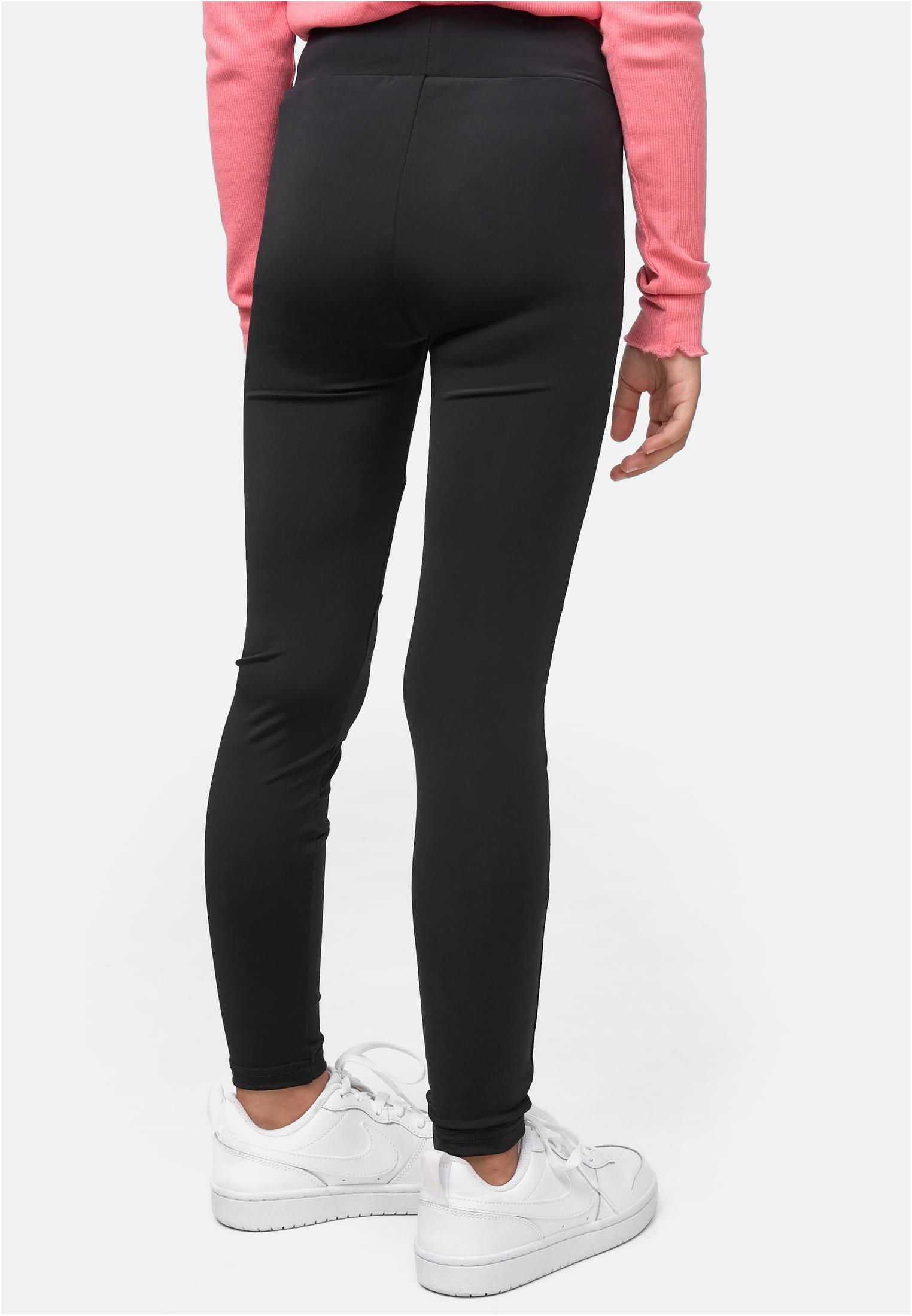 Girls Tech Mesh Leggings | black