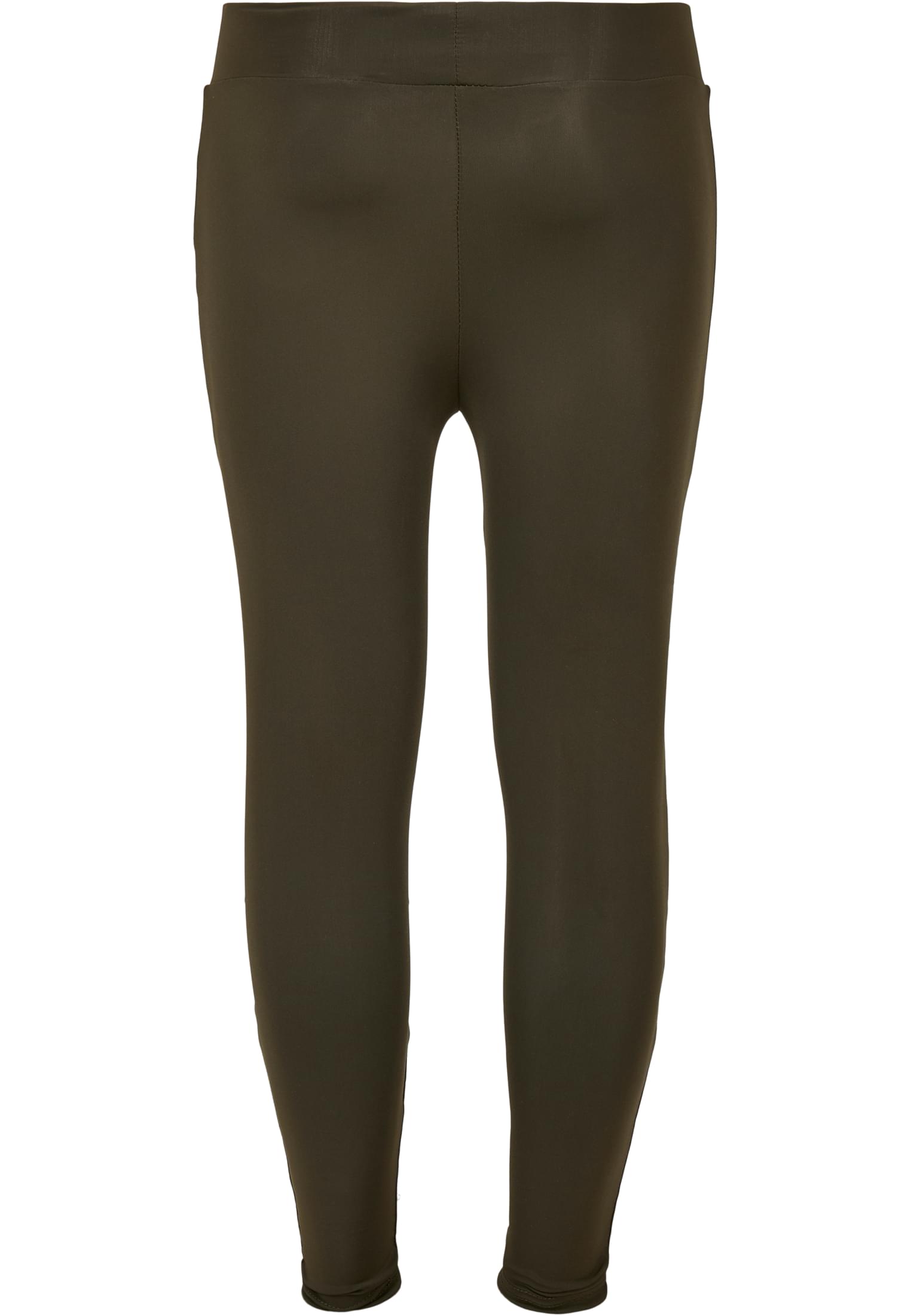 Girls Tech Mesh Leggings | darkolive