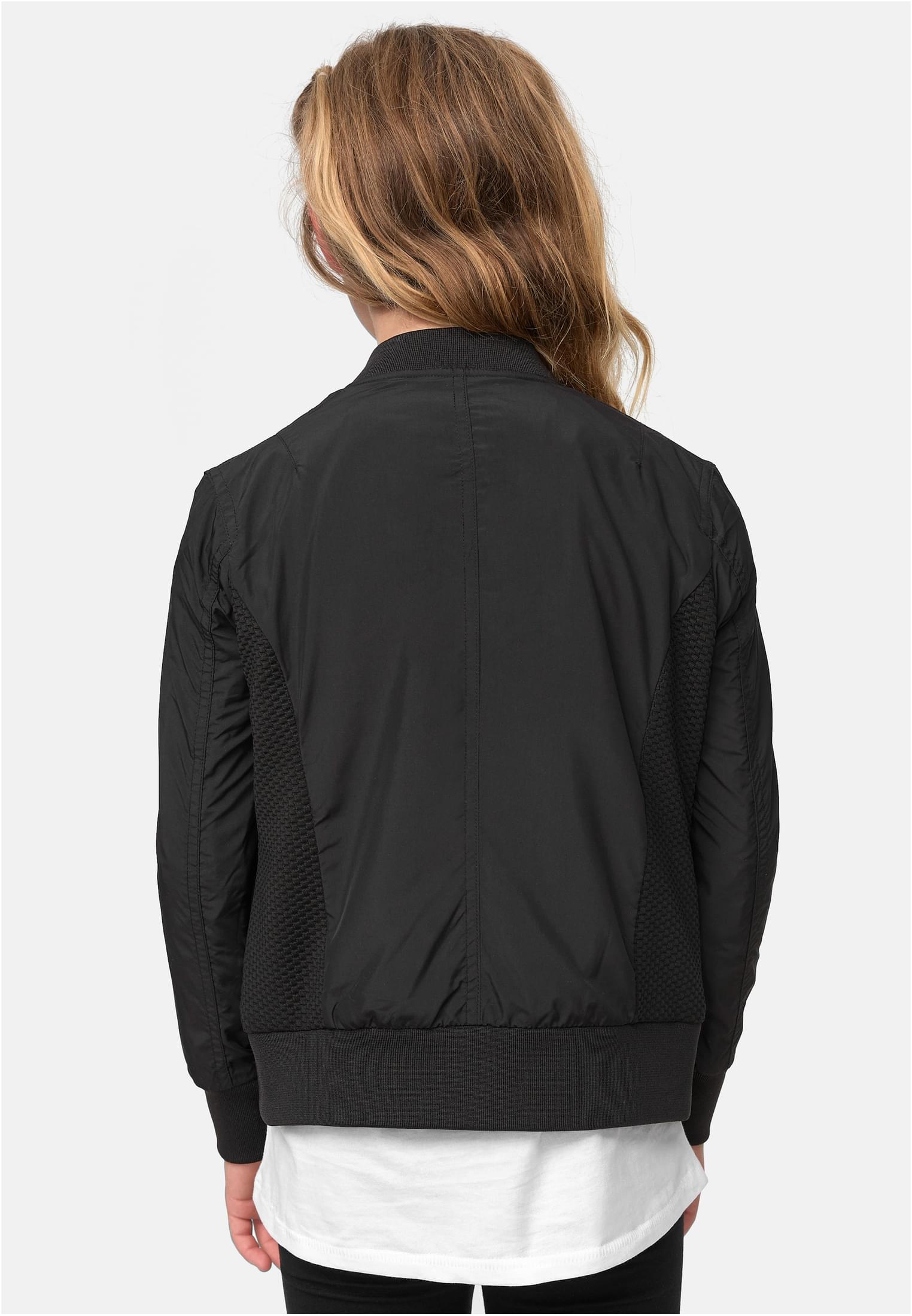 Girls Light Bomber Jacket | black