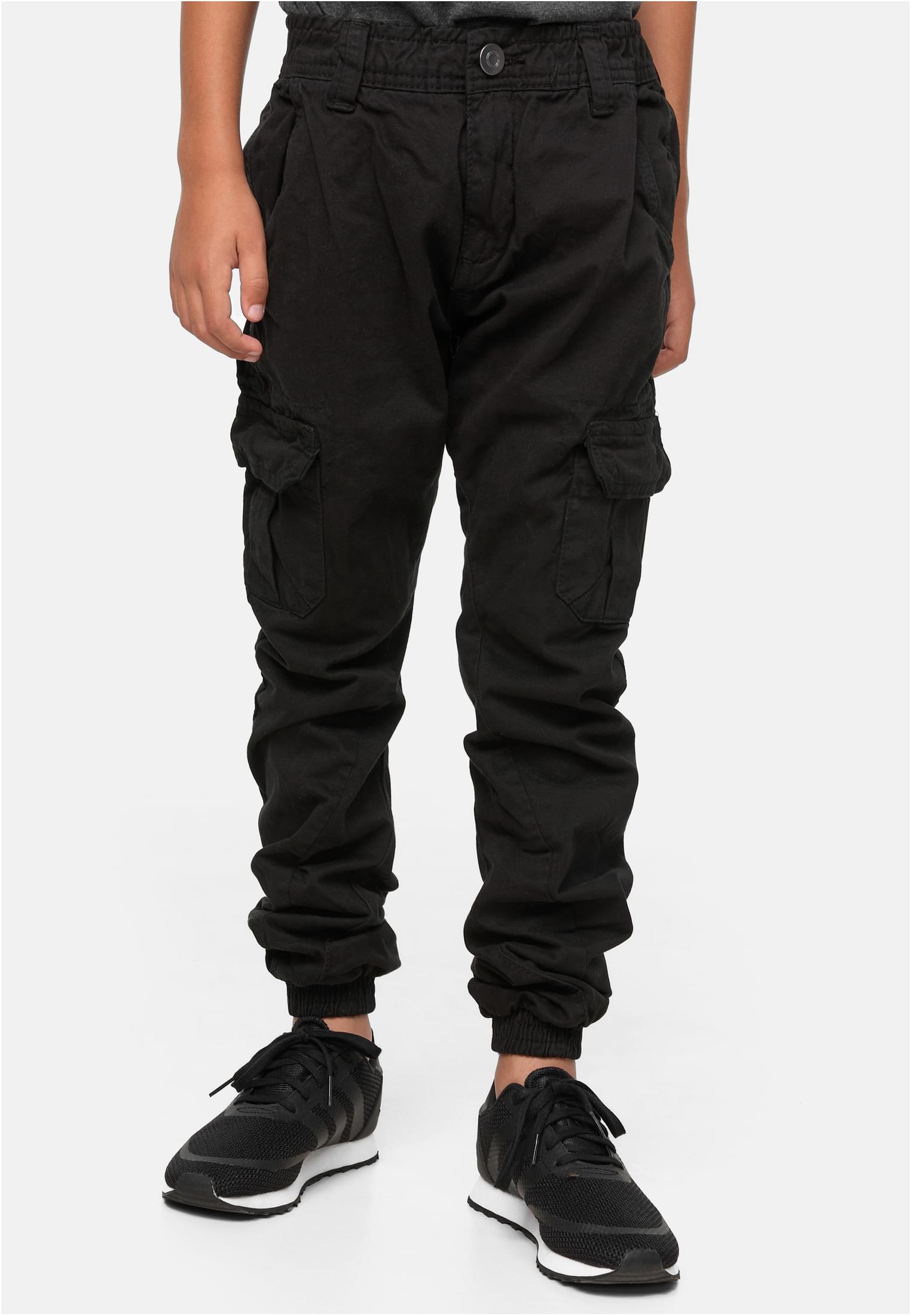 Boys Cargo Jogging Pants | black