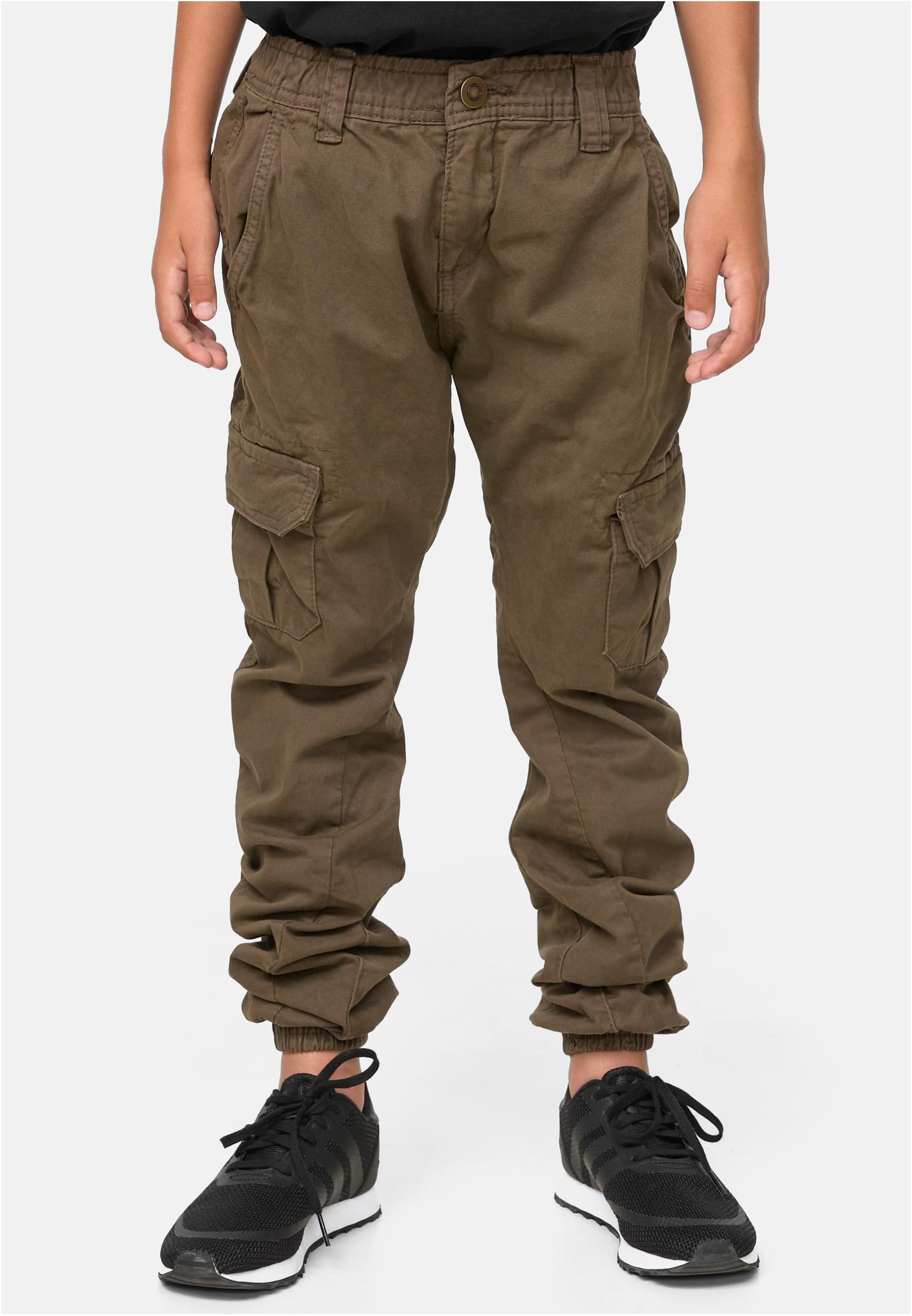 Boys Cargo Jogging Pants | olive