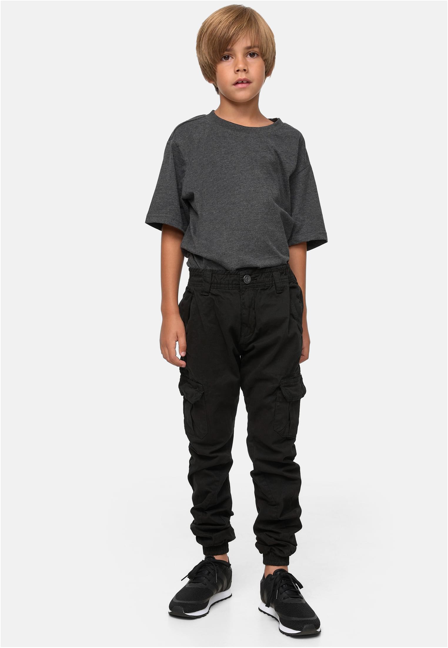 Boys Cargo Jogging Pants | black