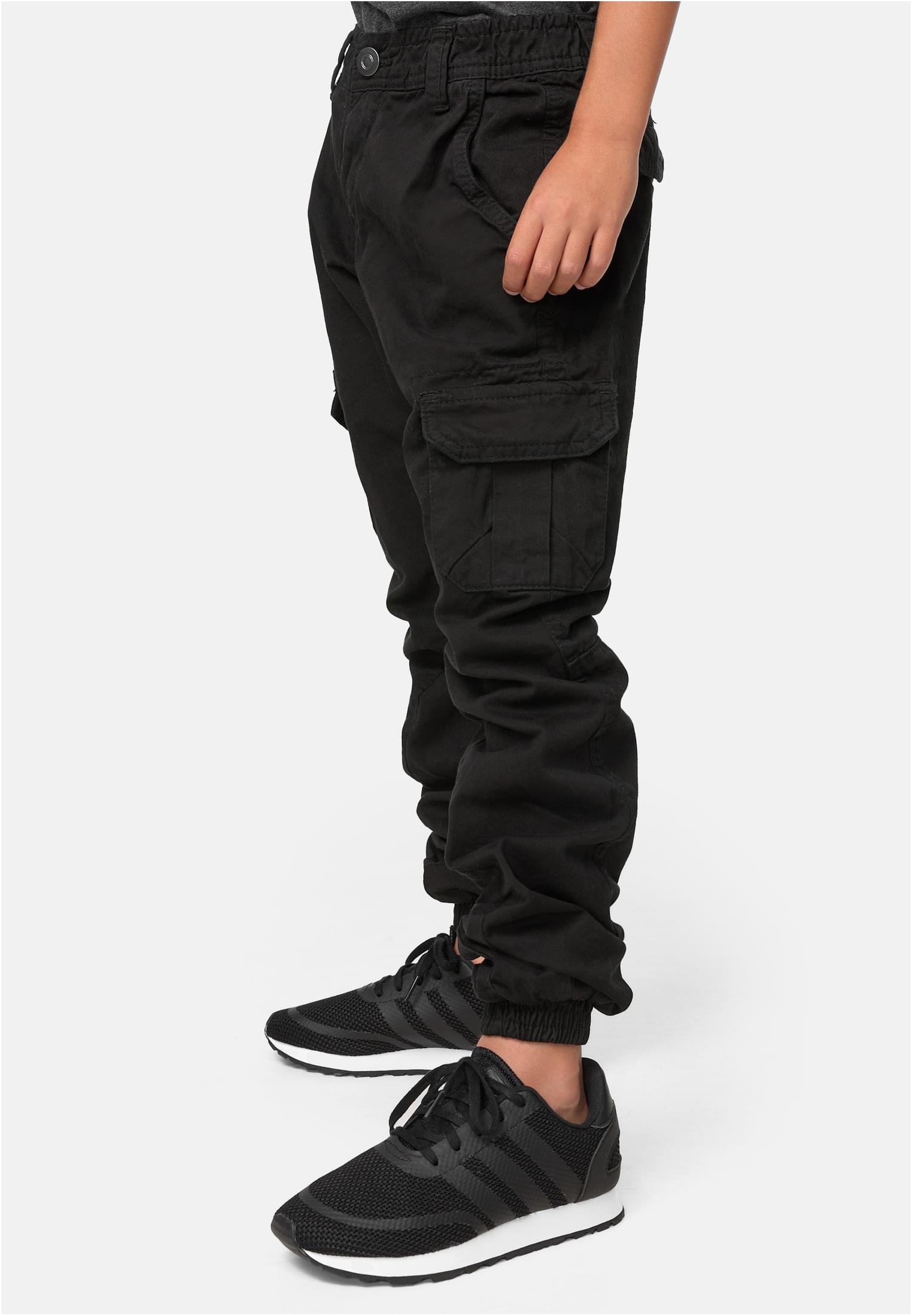 Boys Cargo Jogging Pants | black